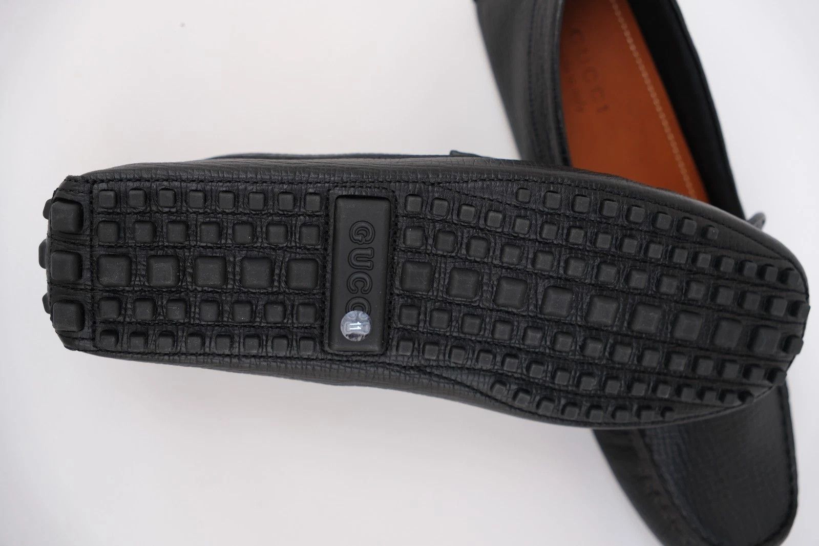 Gucci New Gucci Acapulco Horsebit Leather Grained UK 11 US 12 EU45 Size US 12 / EU 45 - 8 Thumbnail