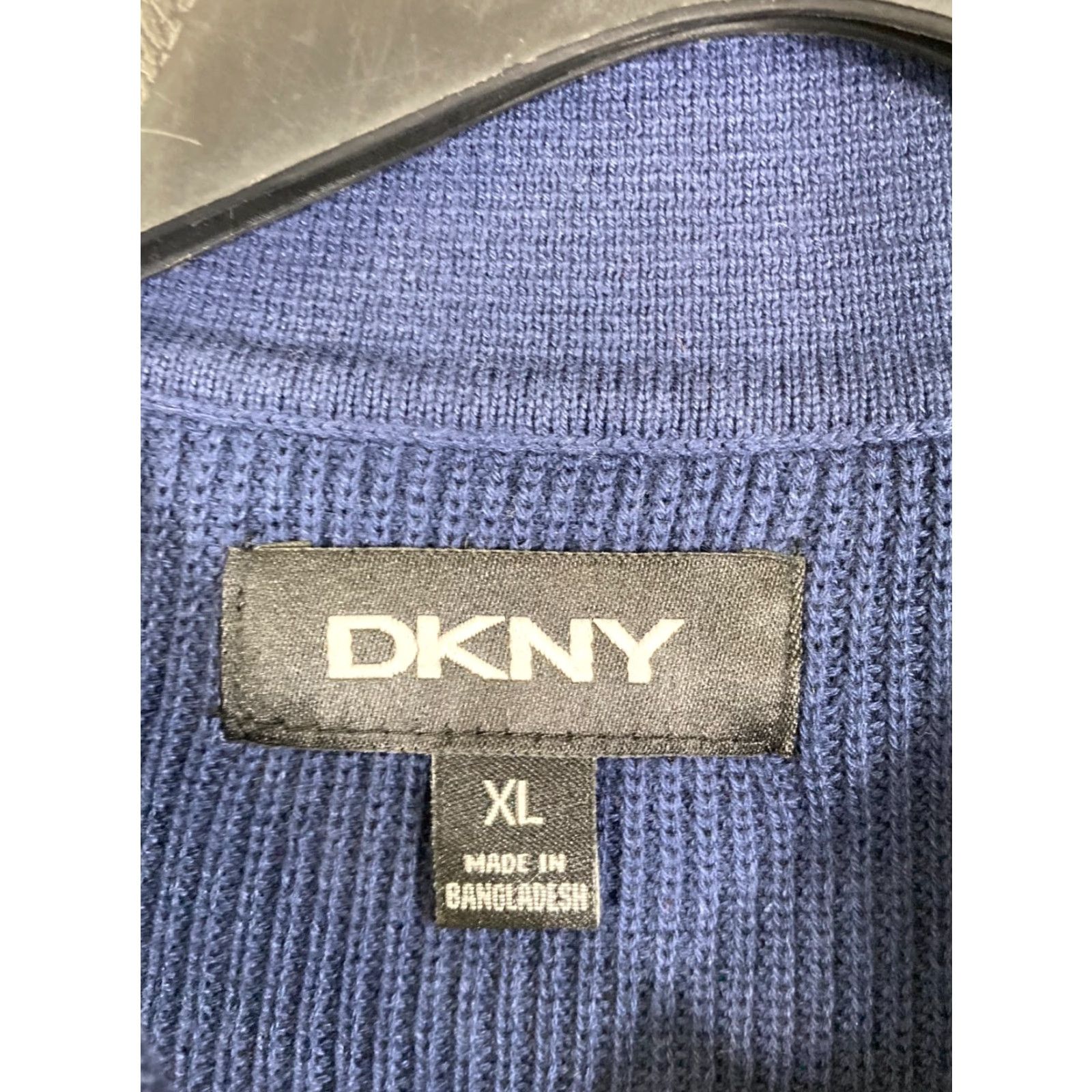DKNY DKNY Polo Shirt Mens XL Blue 100% Cotton Short Sleeve Ribbed Knit NWT Size US XL / EU 56 / 4 - 7 Thumbnail