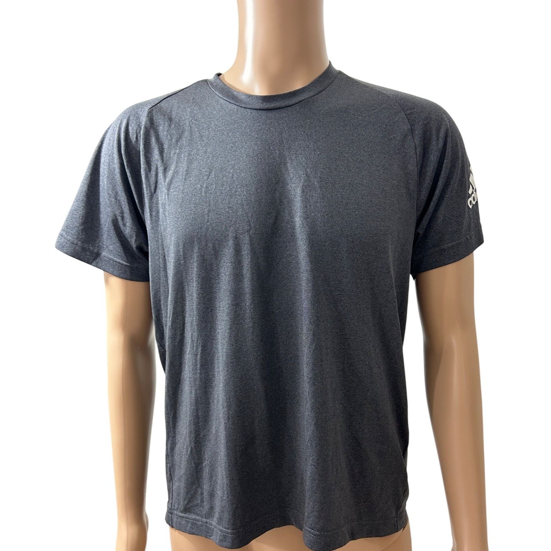 Adidas Adidas Men’s Grey T-Shirt L Short Sleeve Climalite Logo Casu Size US L / EU 52-54 / 3 - 1 Thumbnail