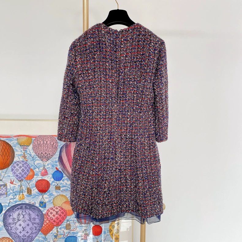 Dior Dior Tweed knitted dress Size XS / US 0-2 / IT 36-38 - 2 Thumbnail