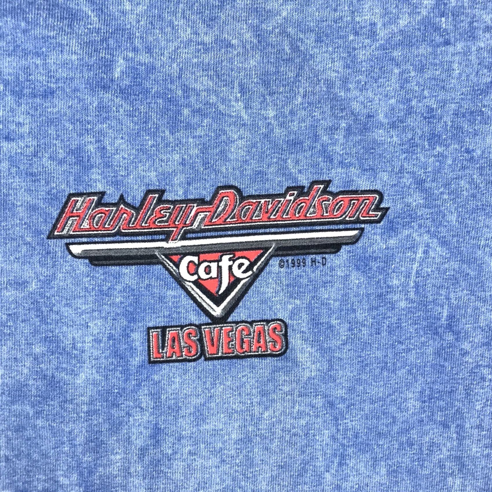 Harley Davidson VINTAGE HARLEY DAVIDSON T-Shirt XL 90s Motorcycle CAFE LAS VEGAS biker nevada Mens Size US XL / EU 56 / 4 - 5 Thumbnail