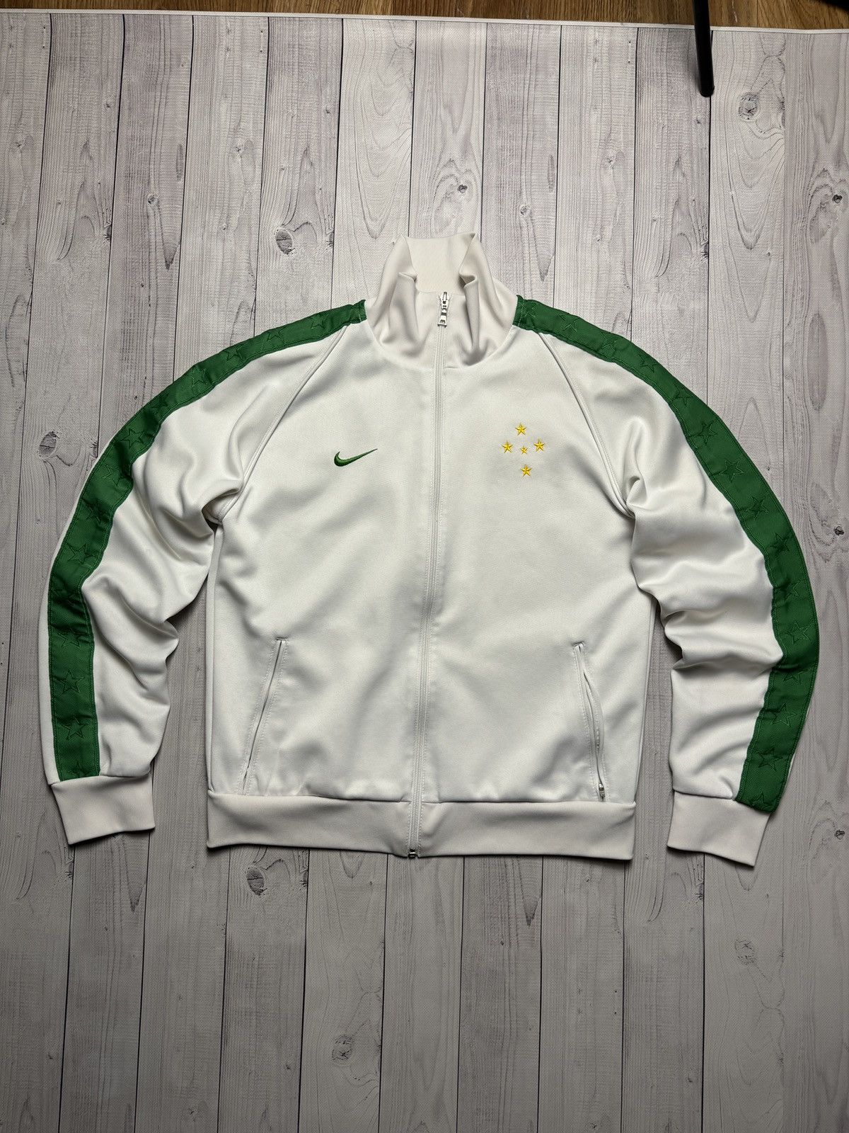 Nike Vintage Soccer Nike Brazil sweatshirt track jacket Brasil Size US M / EU 48-50 / 2 - 3 Thumbnail