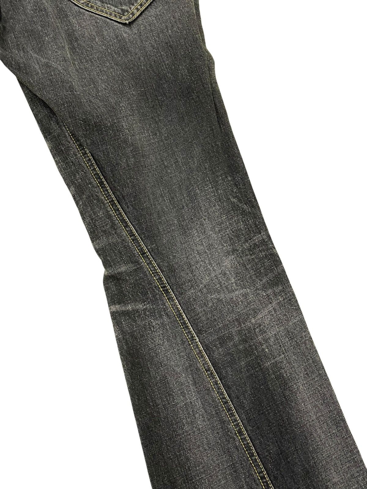 Japanese Brand Flare Jeans Lee Japan Faded Distress Boot Cut 8🟦9 Size US 30 / EU 46 - 16 Thumbnail