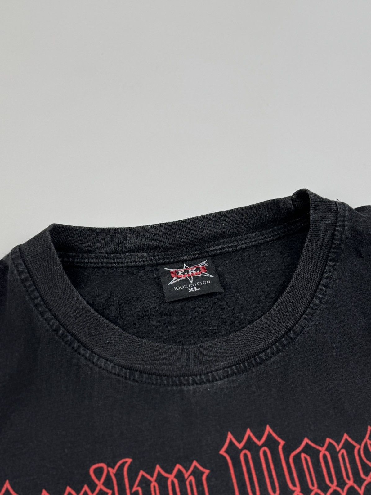 Band Tees × Vintage Distressed Y2K Marilyn Manson Face Graphic T-Shirt Size US XL / EU 56 / 4 - 6 Thumbnail