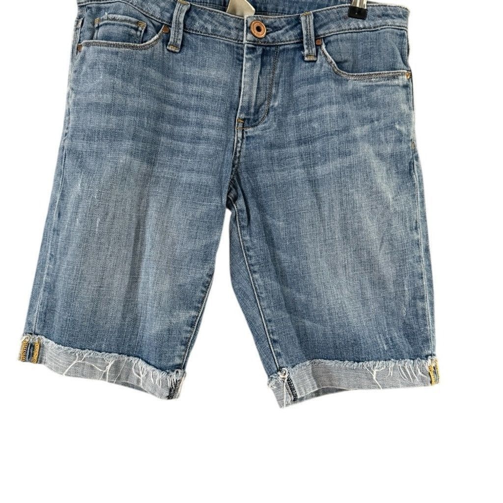 Banana Republic Banana Republic Blue Fitted Bermudas Size 27" / US 4 / IT 40 - 10 Thumbnail