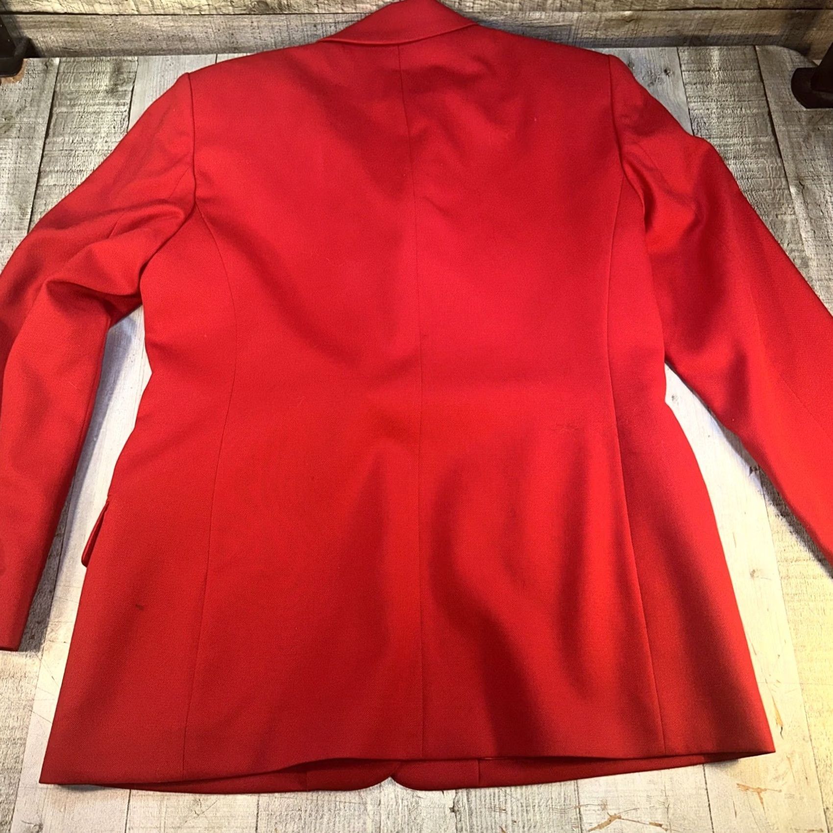 Pendleton VINTAGE Pendleton Blazer Red Wool Jacket Women’s Petite 6 Made USA Career Blazer Wool Red 6P Womens USA Career Size M / US 6-8 / IT 42-44 - 7 Thumbnail