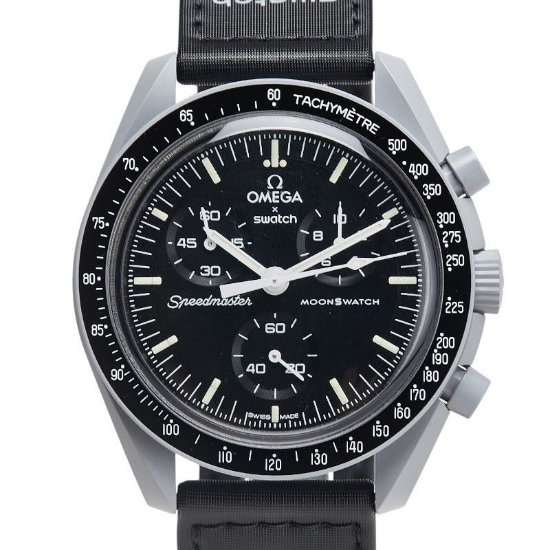 Omega Omega Omega Speedmaster MoonSwatch Mission to the Moon Ceramic Ceramic Quartz S033M100 Size ONE SIZE - 1 Thumbnail