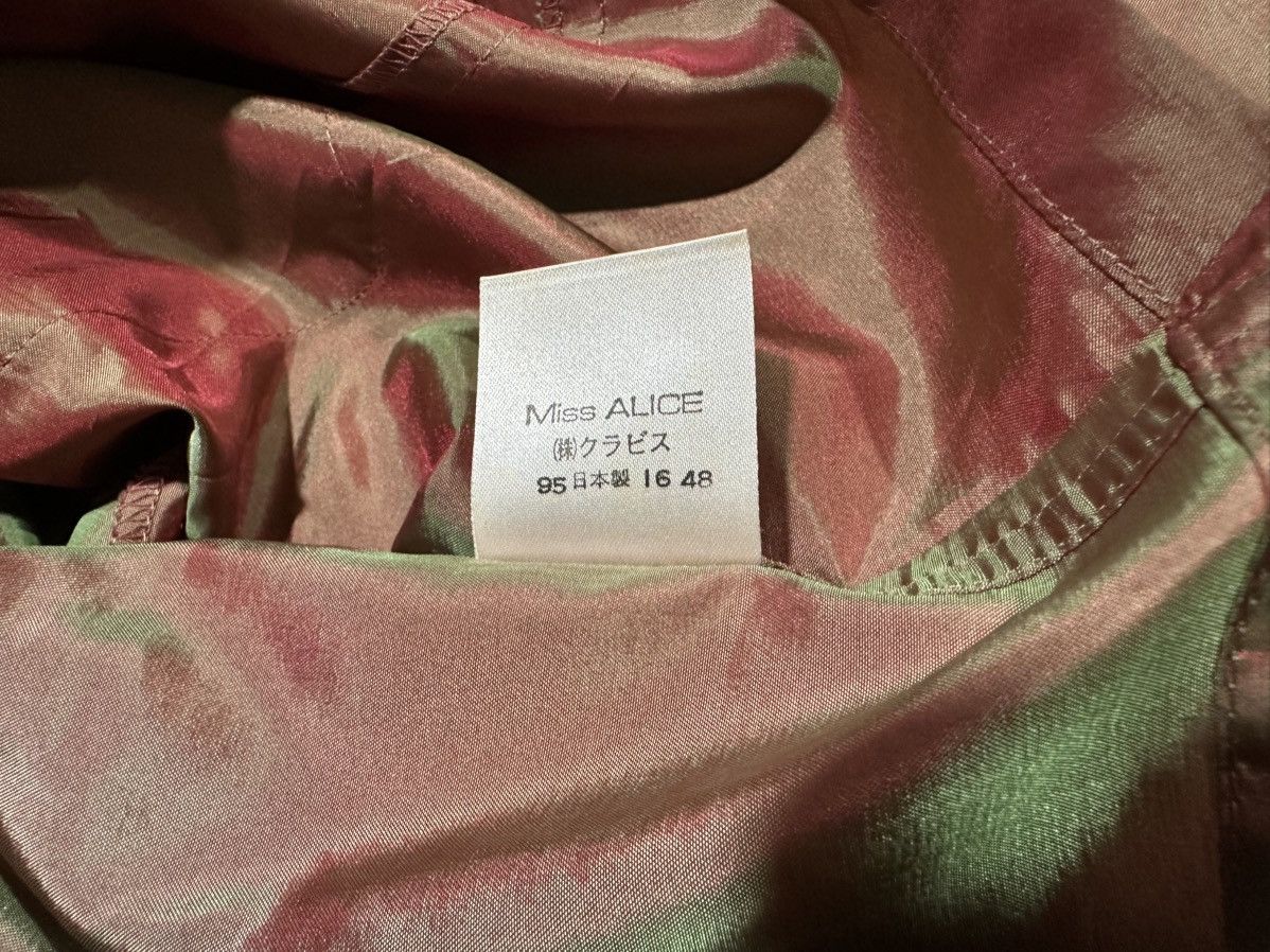 Japanese Brand 🔥Rare Y2K Miss Alice Cropped Shirt Iridescent Alice Auaa Size US S / EU 44-46 / 1 - 8 Thumbnail