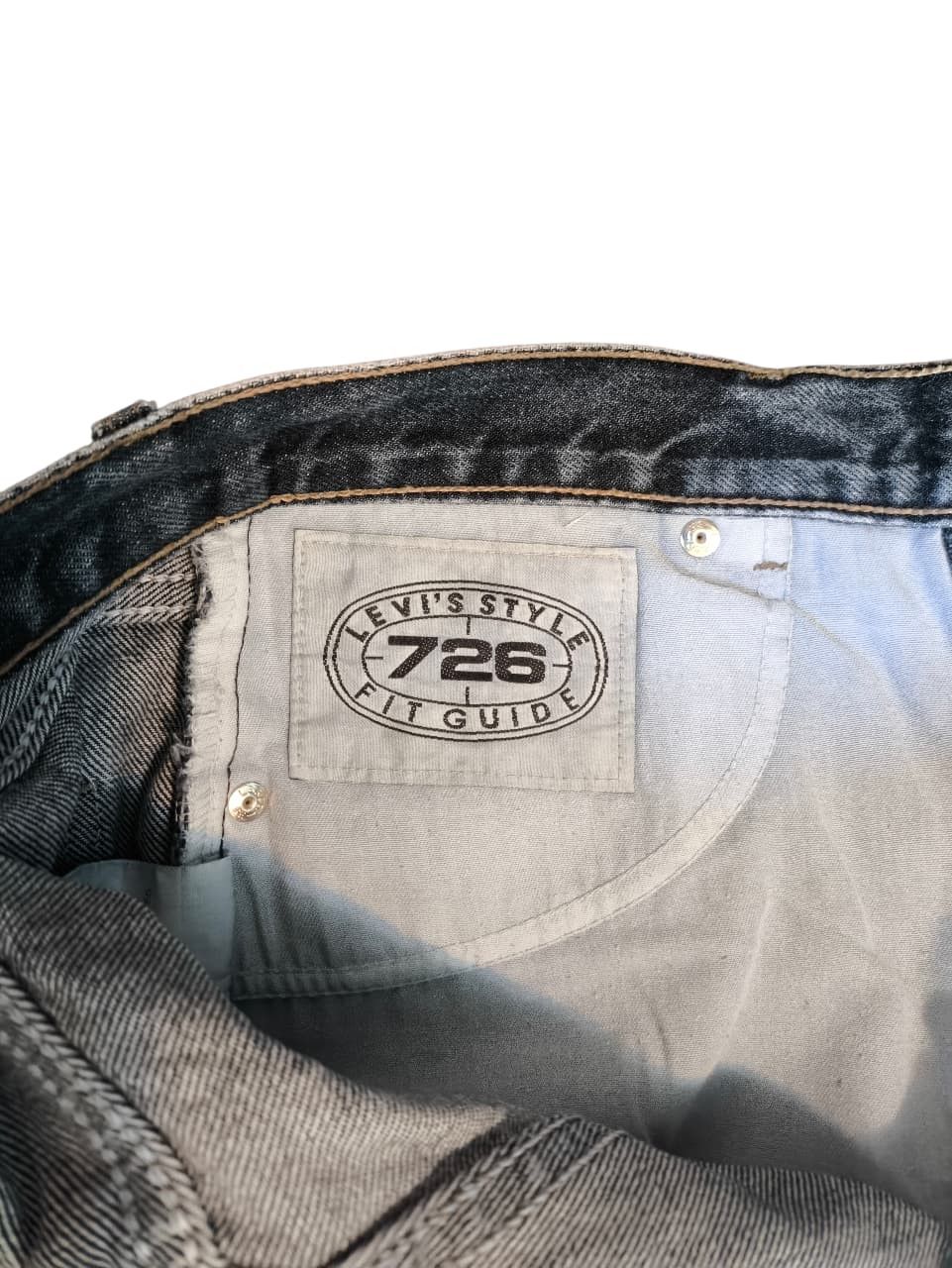 Levi's Levi’s 726 Orange Tab Baggy Jeans – Black Patch Size US 30 / EU 46 - 7 Thumbnail