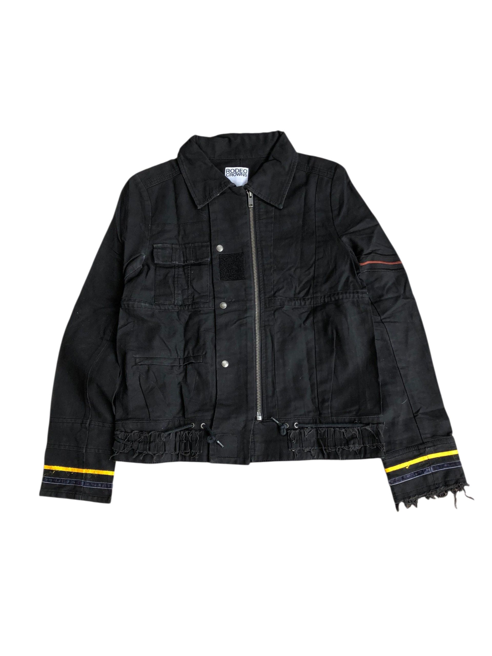 If Six Was Nine 2000s Rodeo Crown Canvas Ideal zipper Jacket Vkei Y2k Size US S / EU 44-46 / 1 - 1 Thumbnail