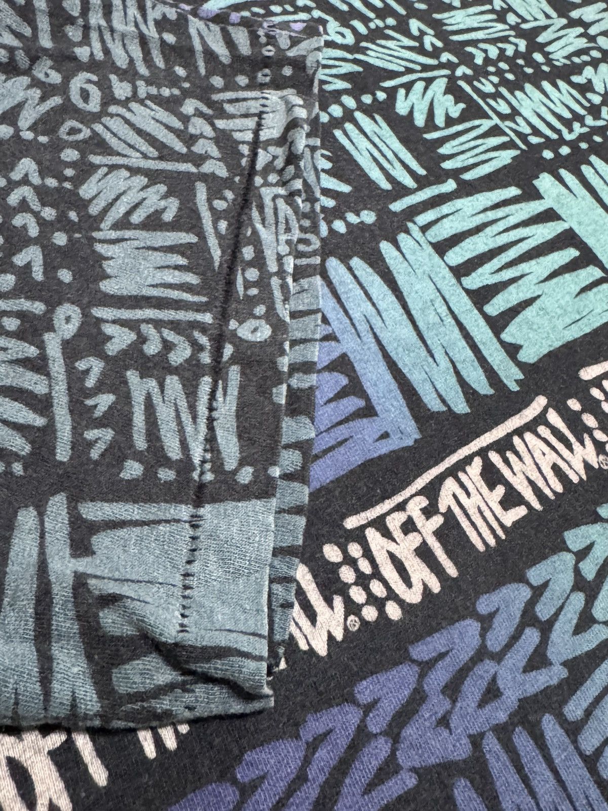 Vintage Rare Vtg 90s Vans Off The Wall AOP SK8 Rowan Zorilla tees Size US XL / EU 56 / 4 - 6 Thumbnail