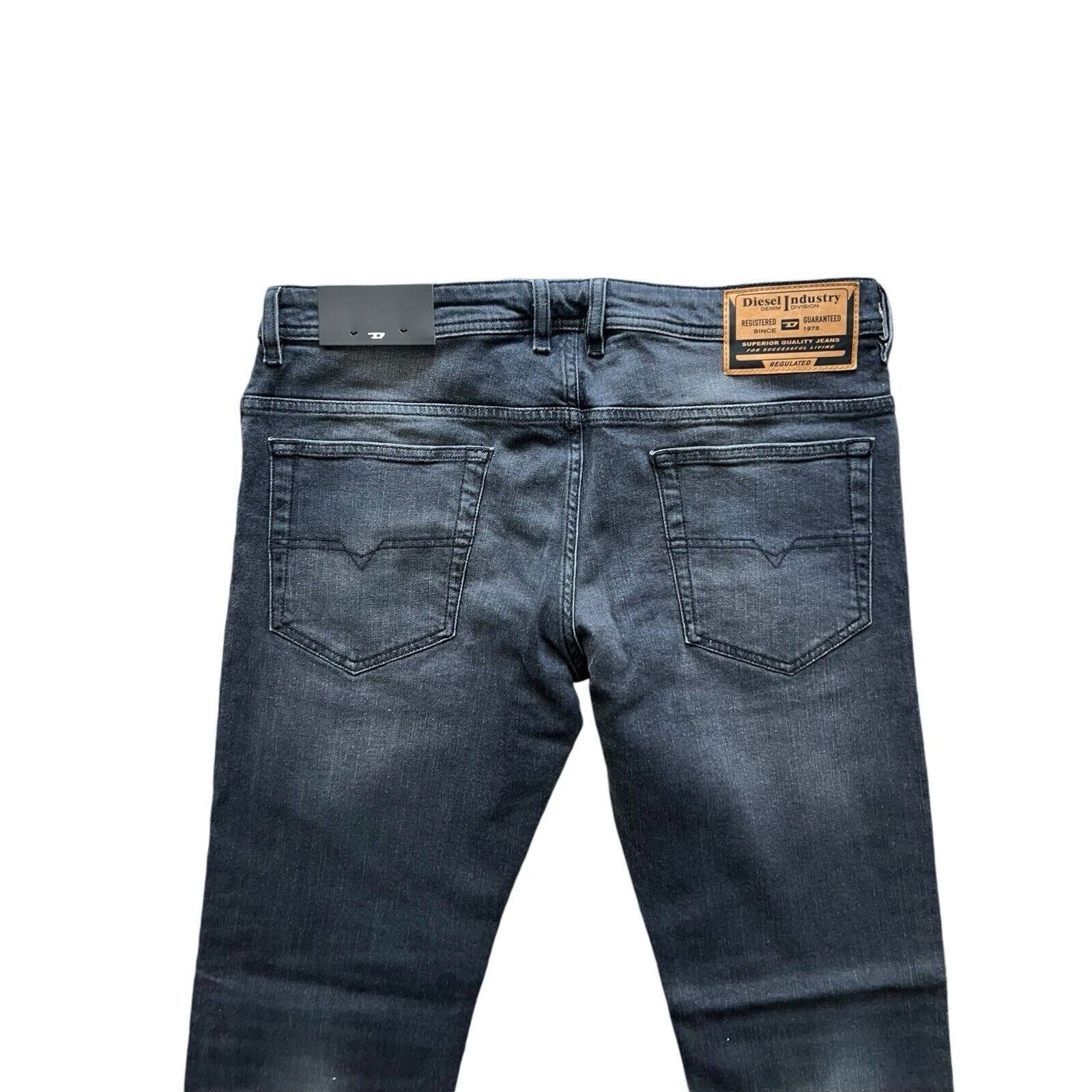 Diesel Diesel Mens Safado Straight Fit Jeans RM063 Black Size 34/32 Size US 34 / EU 50 - 5 Thumbnail