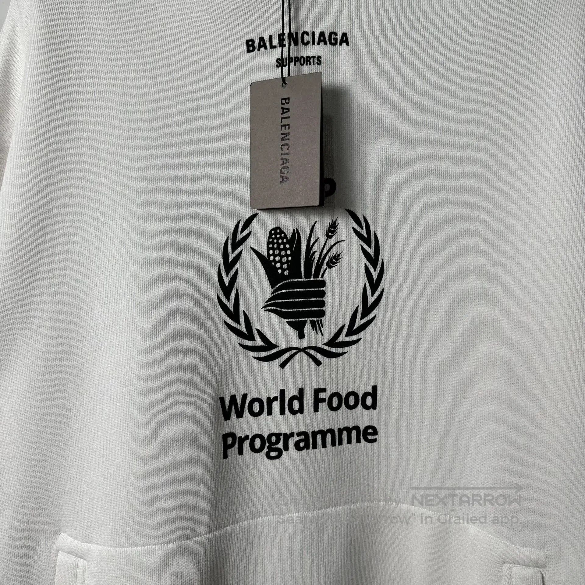 Balenciaga balenciaga world food program hoodie. Size US XS / EU 42 / 0 - 2 Thumbnail