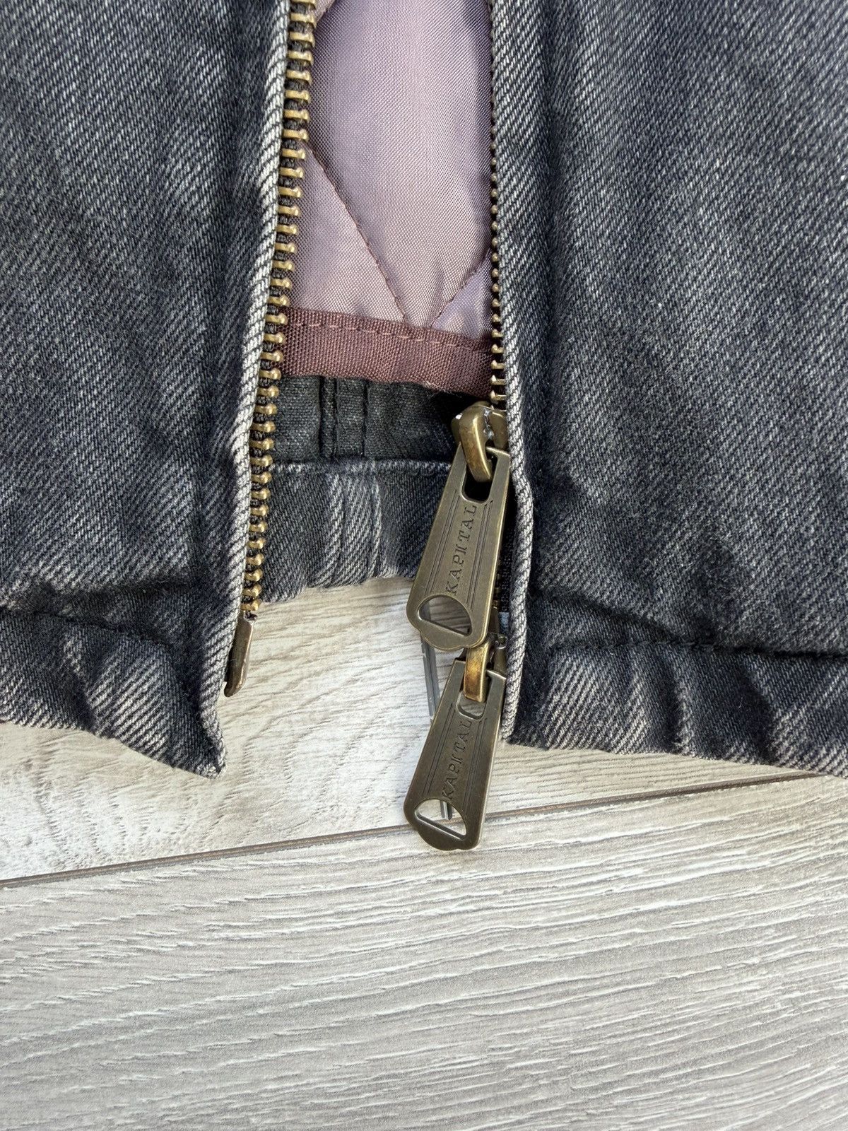 Kapital Kapital 14oz Denim T-Back Drizzler Jacket “Anarchy Rainbowy” Size US L / EU 52-54 / 3 - 9 Thumbnail