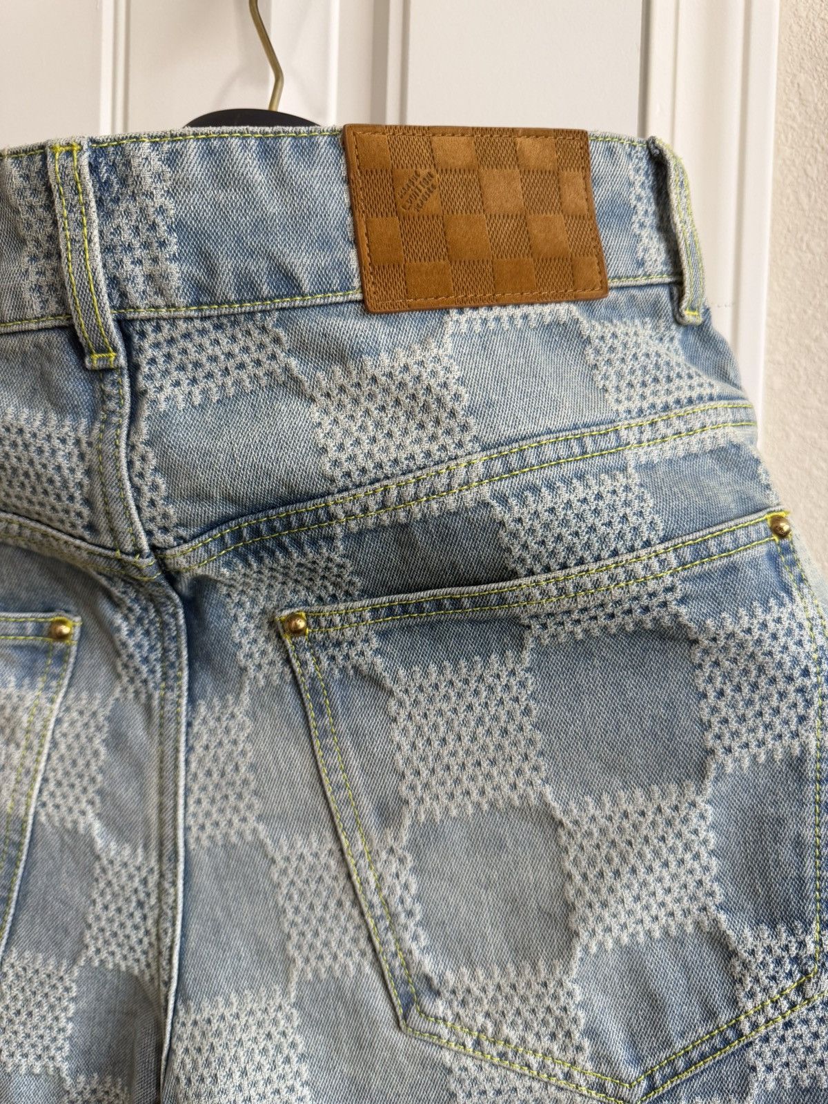 Louis Vuitton Louis Vuitton Damier Denim Skate Pants Size US 31 - 6 Thumbnail