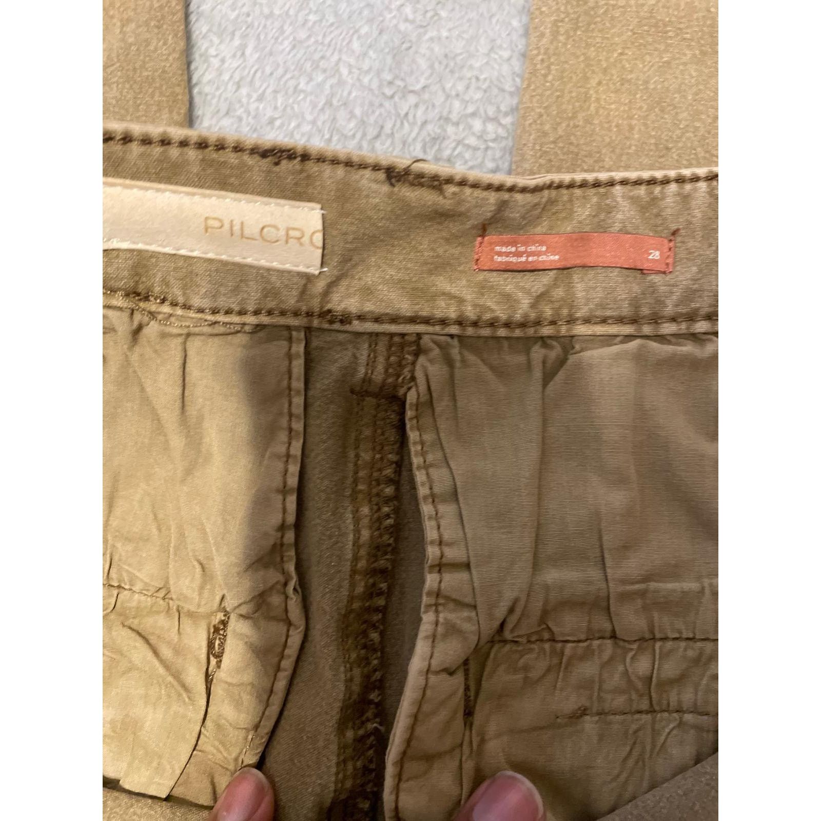Anthropologie Anthropologie Pilcro - Cropped Wide-Leg / 28 / Taupe / NWT Size 28" / US 6 / IT 42 - 7 Thumbnail