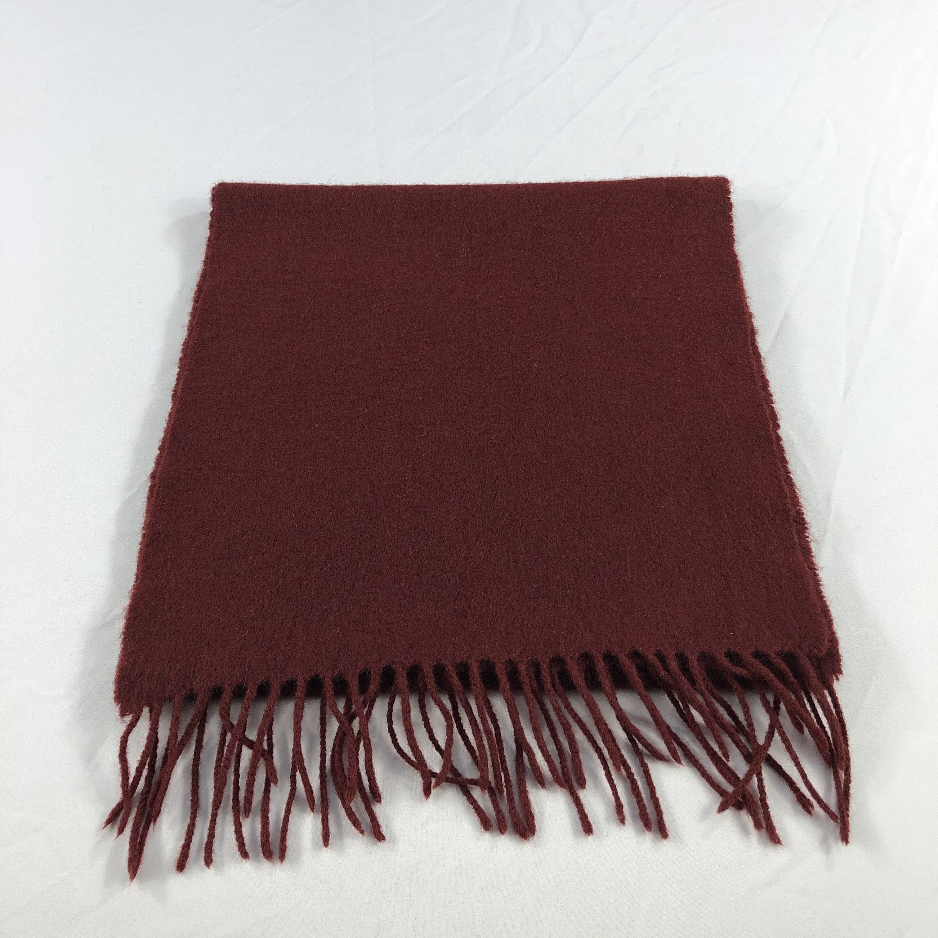 Brooks Brothers Brooks Brothers Maroon Cashmere Scarf Muffler V1054 Size ONE SIZE - 2 Thumbnail