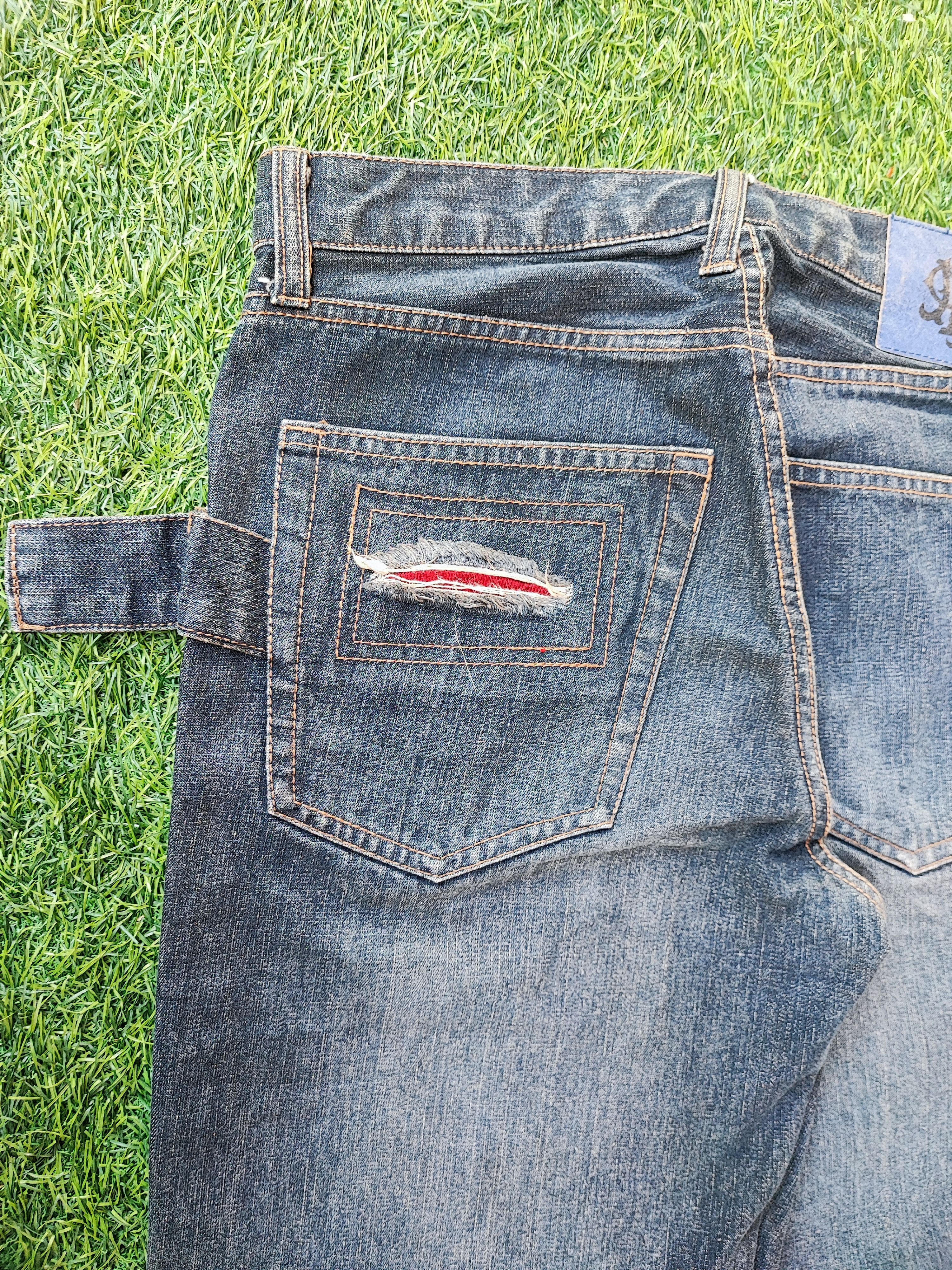 Kapital Ppfm vintage y2k grunge faded blue skater baggy jeans Size US 30 / EU 46 - 11 Thumbnail