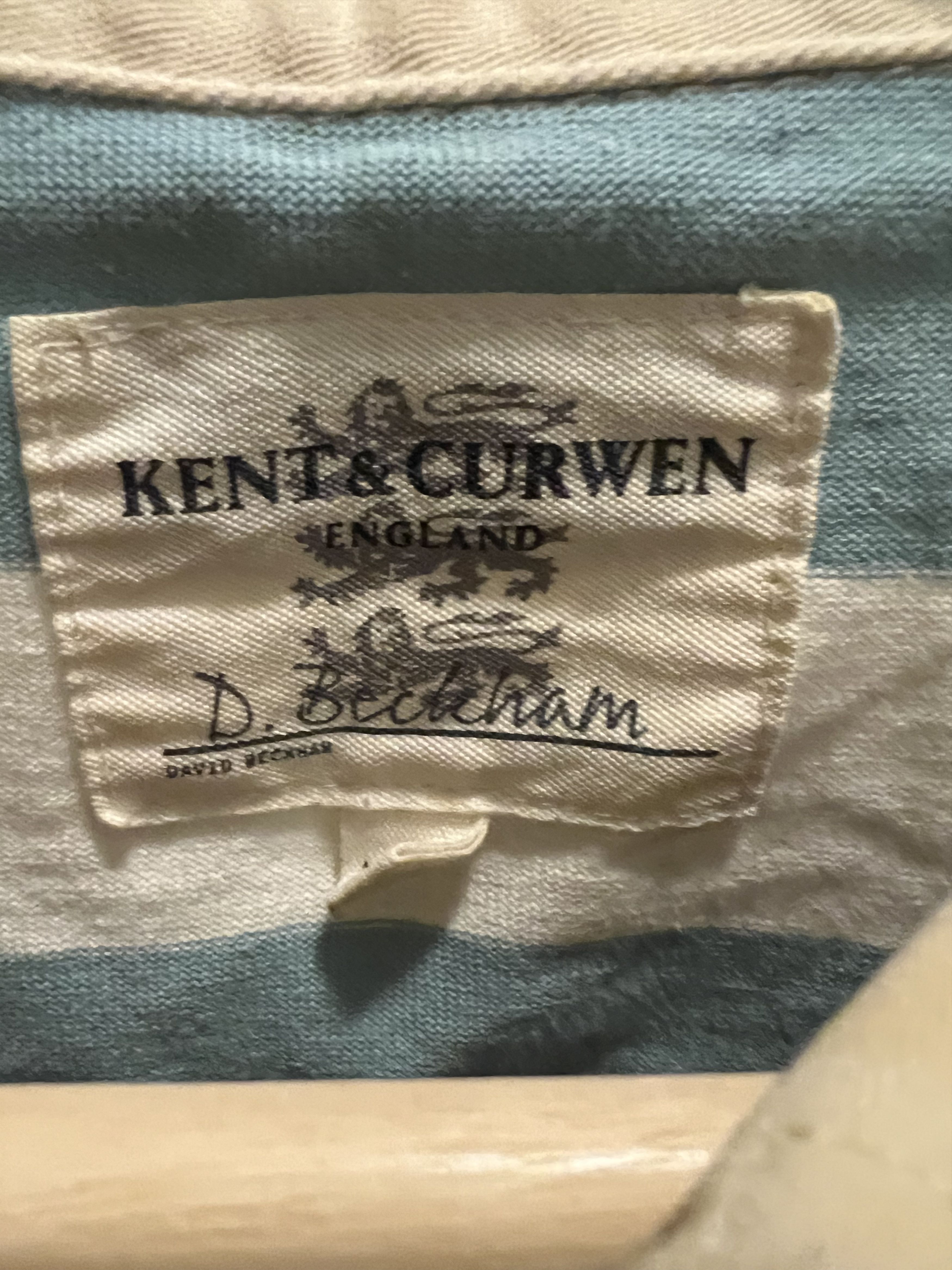 David Beckham × Kent & Curwen OVERSIZED MIXED STRIPES RUGBY SHIRT Size US M / EU 48-50 / 2 - 2 Thumbnail