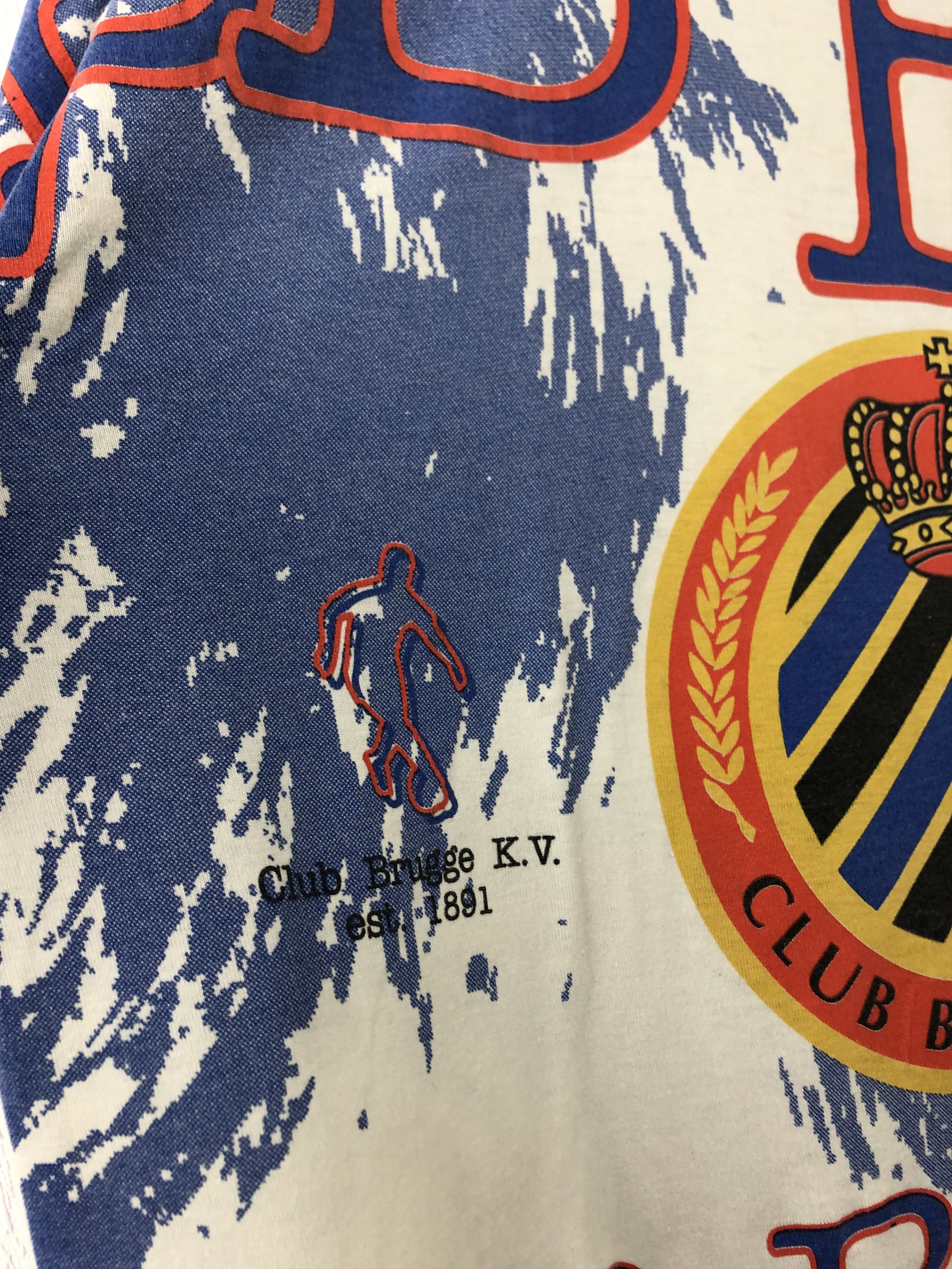 Vintage Vintage Brugge Football Shirt Soccer Jersey Print Graphic Size US M / EU 48-50 / 2 - 8 Thumbnail
