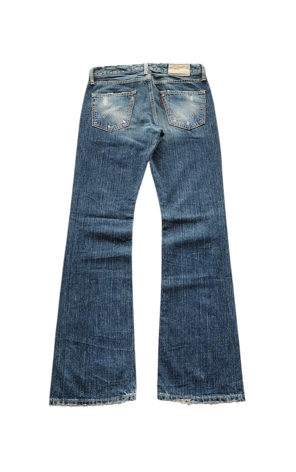Edwin Edwin Flared Distressed Japan Jeans Vibe Kapital Denim Jeans Size US 30 / EU 46 - 8 Thumbnail