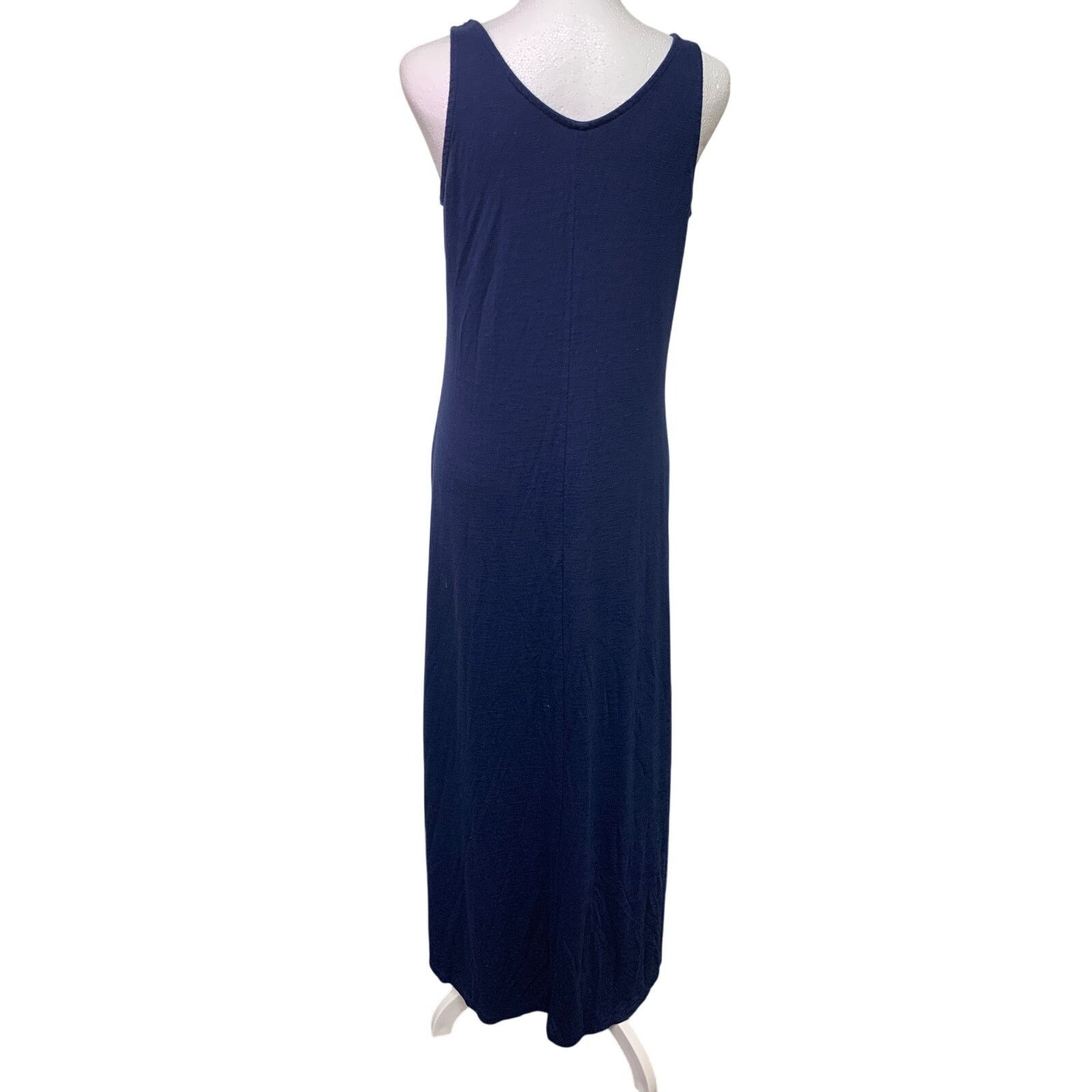 Old Navy Old Navy Womens Medium Navy Blue High Low Midi Dress Size M / US 6-8 / IT 42-44 - 3 Thumbnail