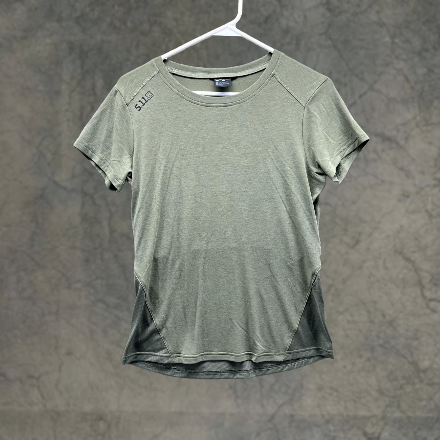 Vintage 5.11 Tactical Shirt Womens Small Green Short Sleeve Athletic Running Top Size S / US 4 / IT 40 - 1 Thumbnail