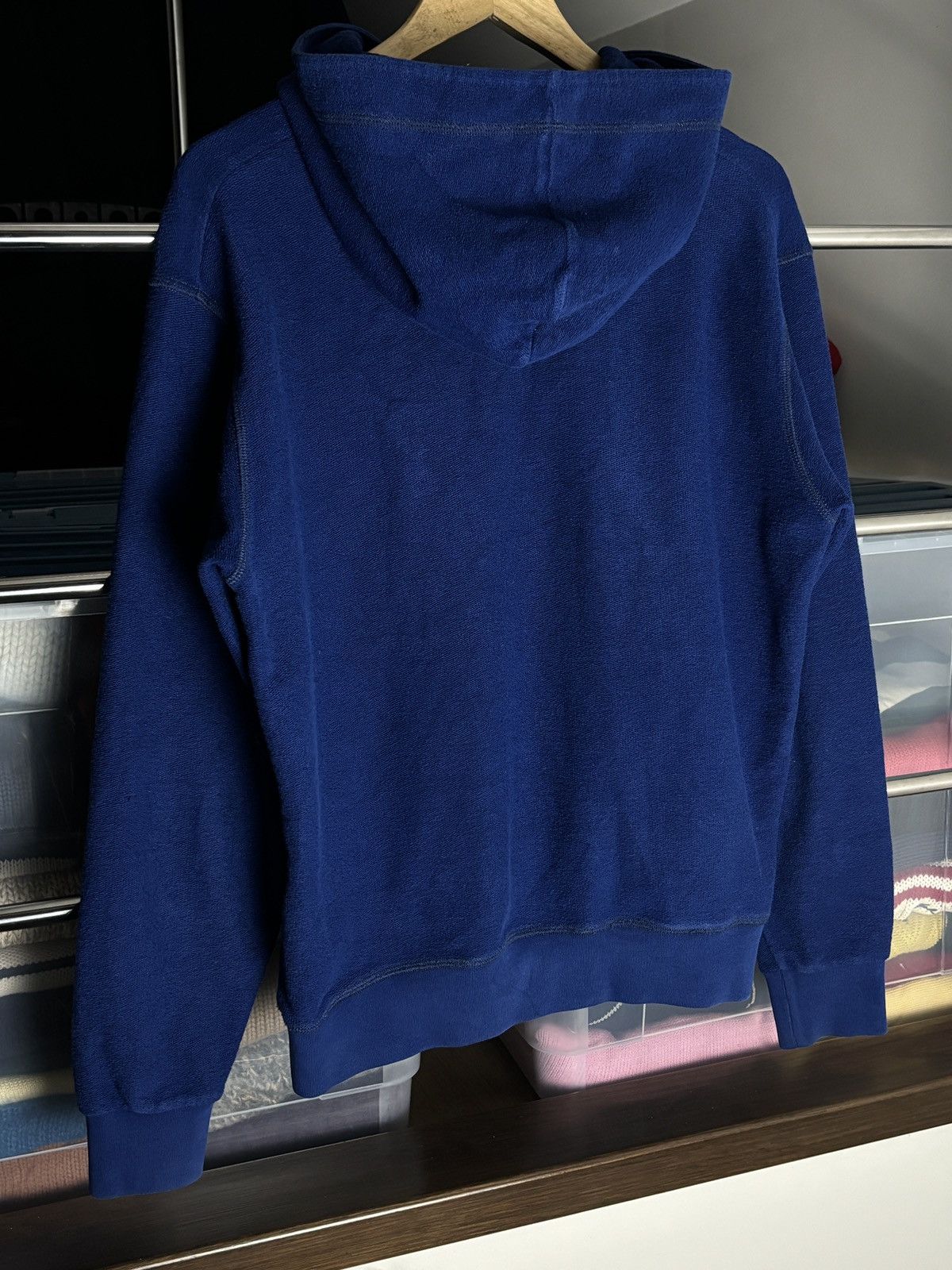 Dsquared2 Dsquared2 Blue Big Logo Towel Hoodie Sweatshirt Size US S / EU 44-46 / 1 - 5 Thumbnail