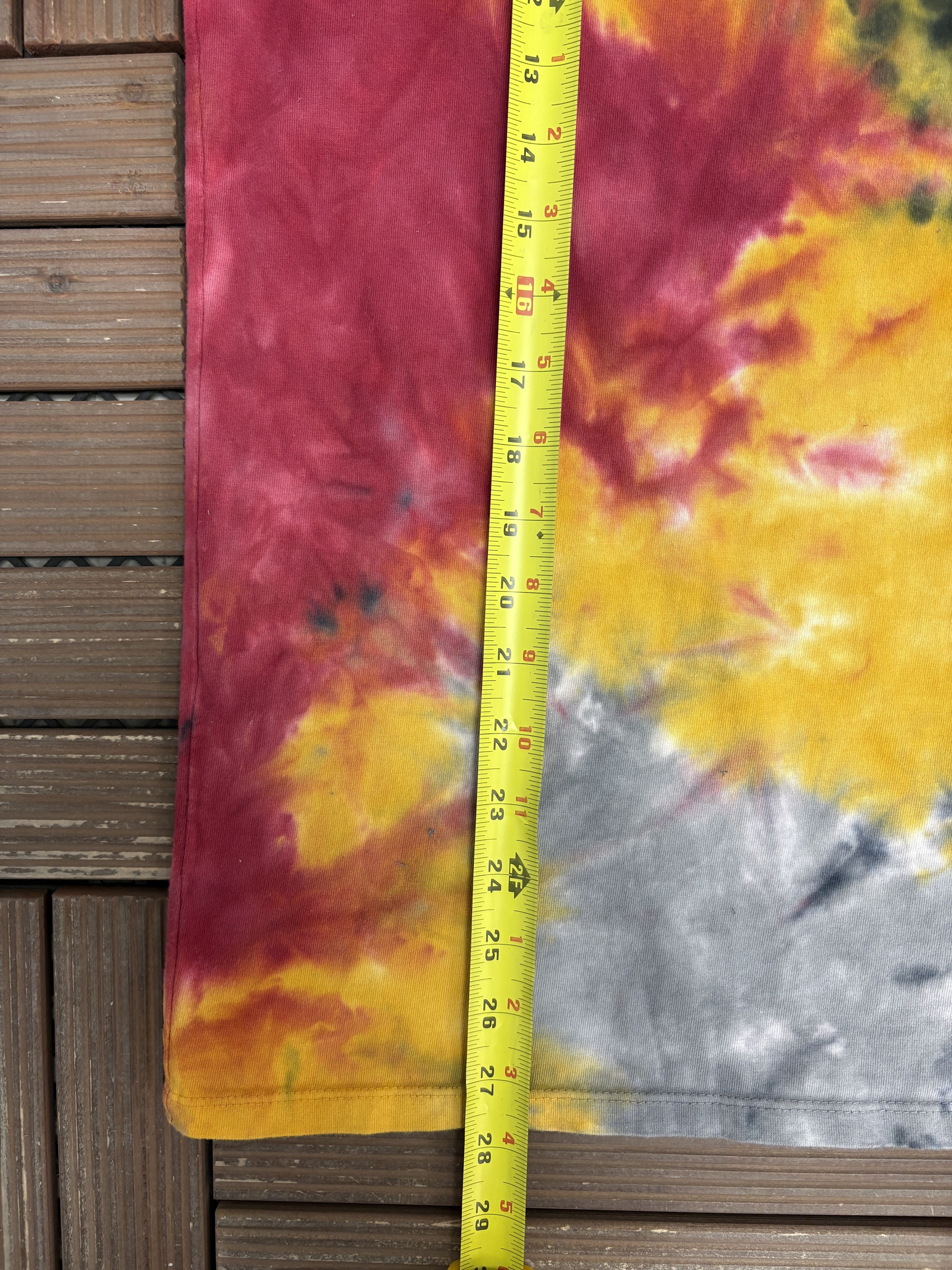 Guess Guess Tie Dye Flags Yellow T-Shirt Tee Size US M / EU 48-50 / 2 - 8 Thumbnail