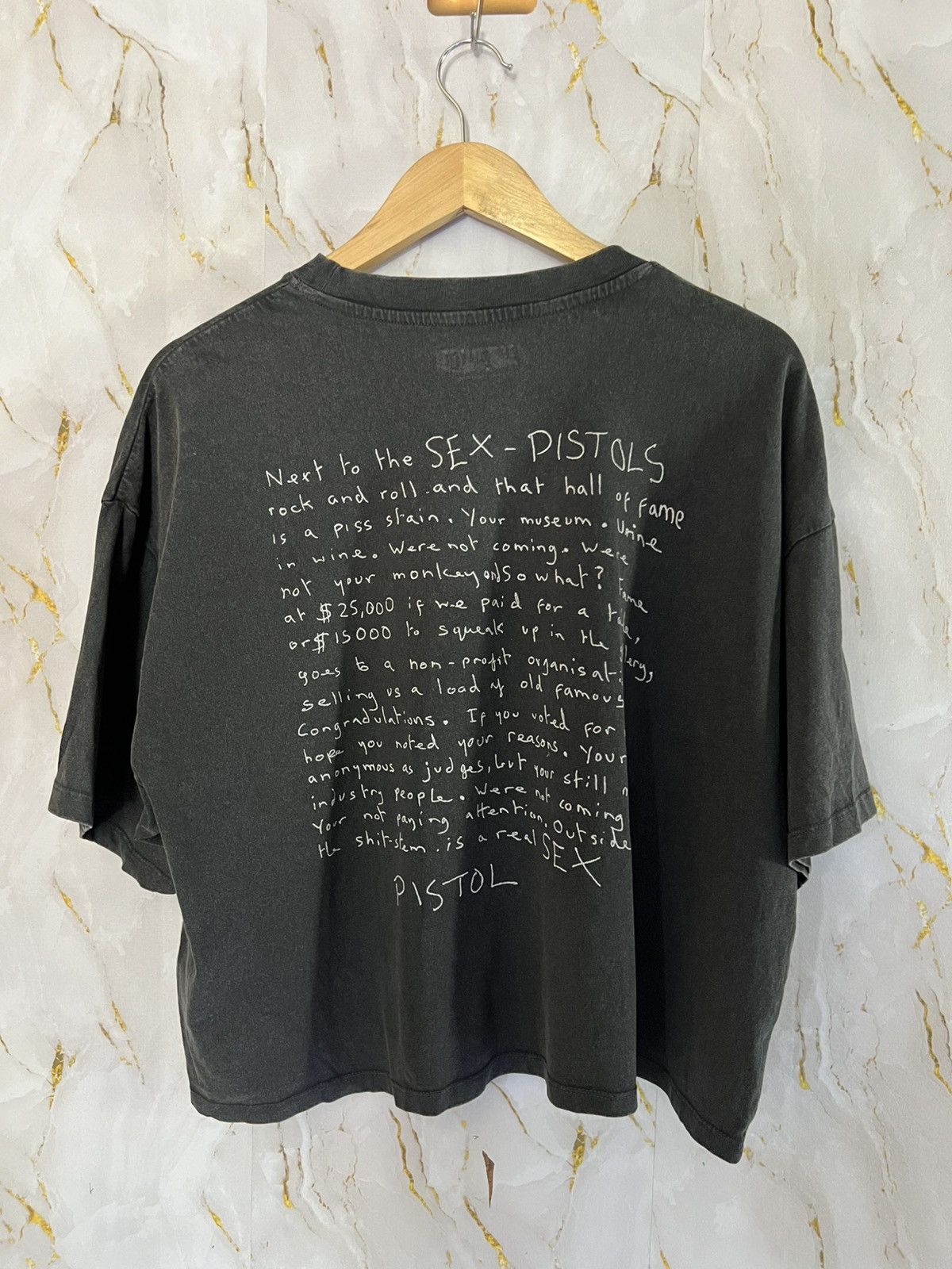 Band Tees SEX PISTOL CROPTOP Size L / US 10 / IT 46 - 2 Thumbnail
