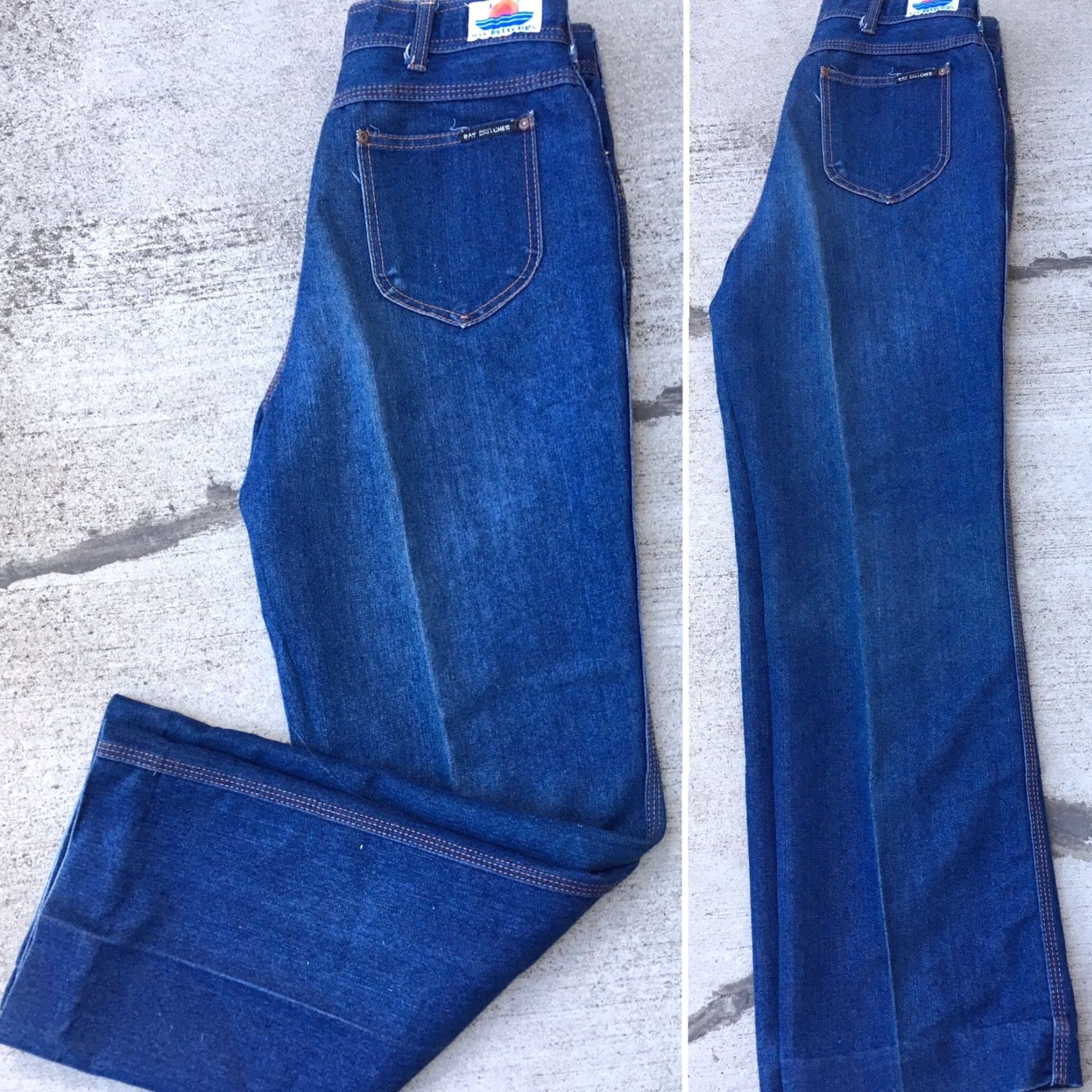 Vintage VINTAGE Bay Britches Jeans High Waist 15/16 30" Waist 1980s Denim Blue Womens / Mens Size 36" / US 14 / IT 50 - 3 Thumbnail