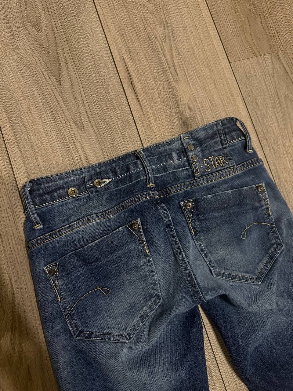 G-Star G-Star Raw Jeans Womens Low Rise Y2K Japanese style XS Blue Size 25" / US 0 / IT 36 - 6 Thumbnail