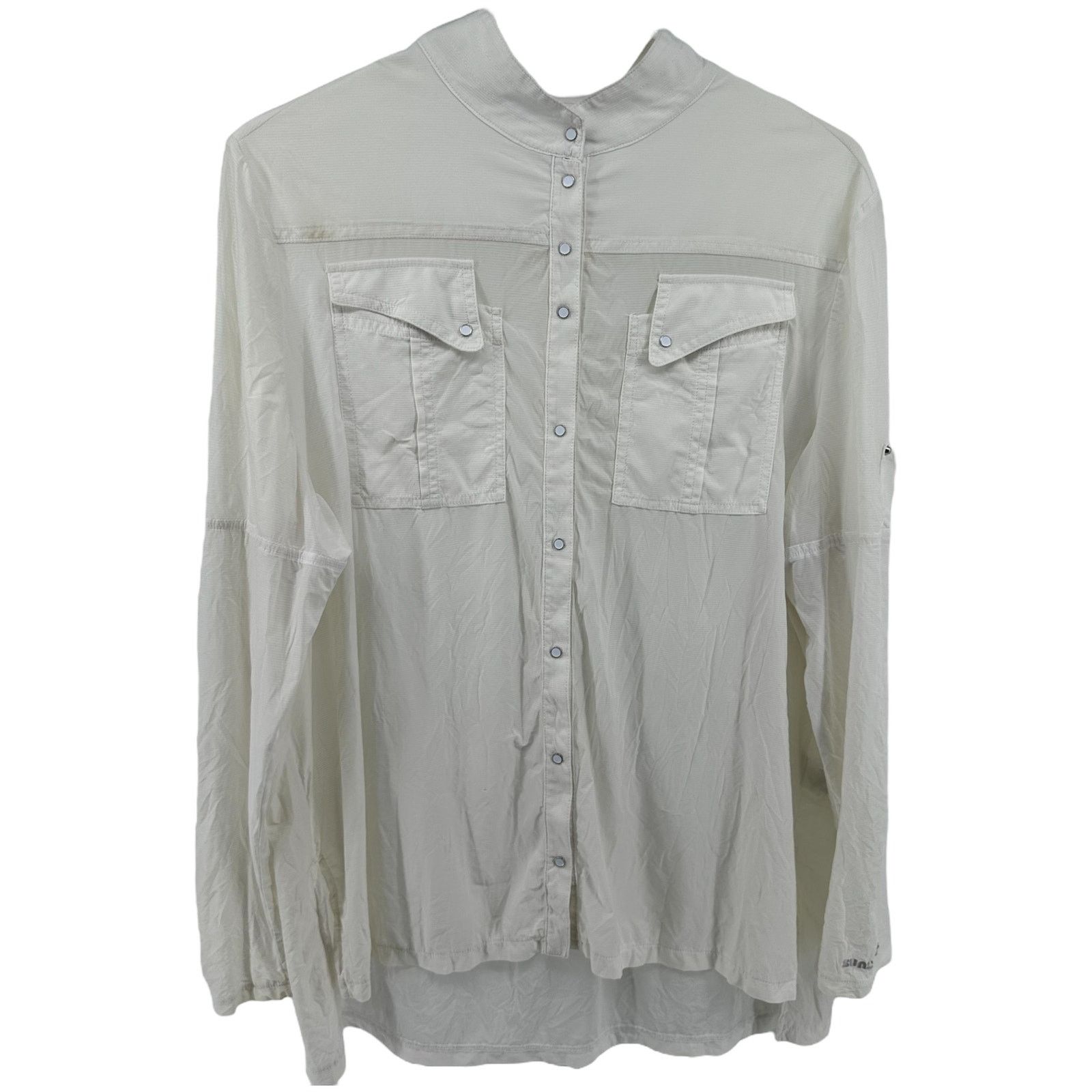 Other Jamie Sadock Sunsense Button Down Shirt Pockets White Medium Size M / US 6-8 / IT 42-44 - 1 Thumbnail