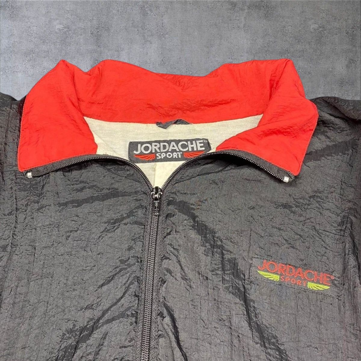 Jordache × Vintage Vintage Windbreaker Jacket Size US L / EU 52-54 / 3 - 3 Thumbnail