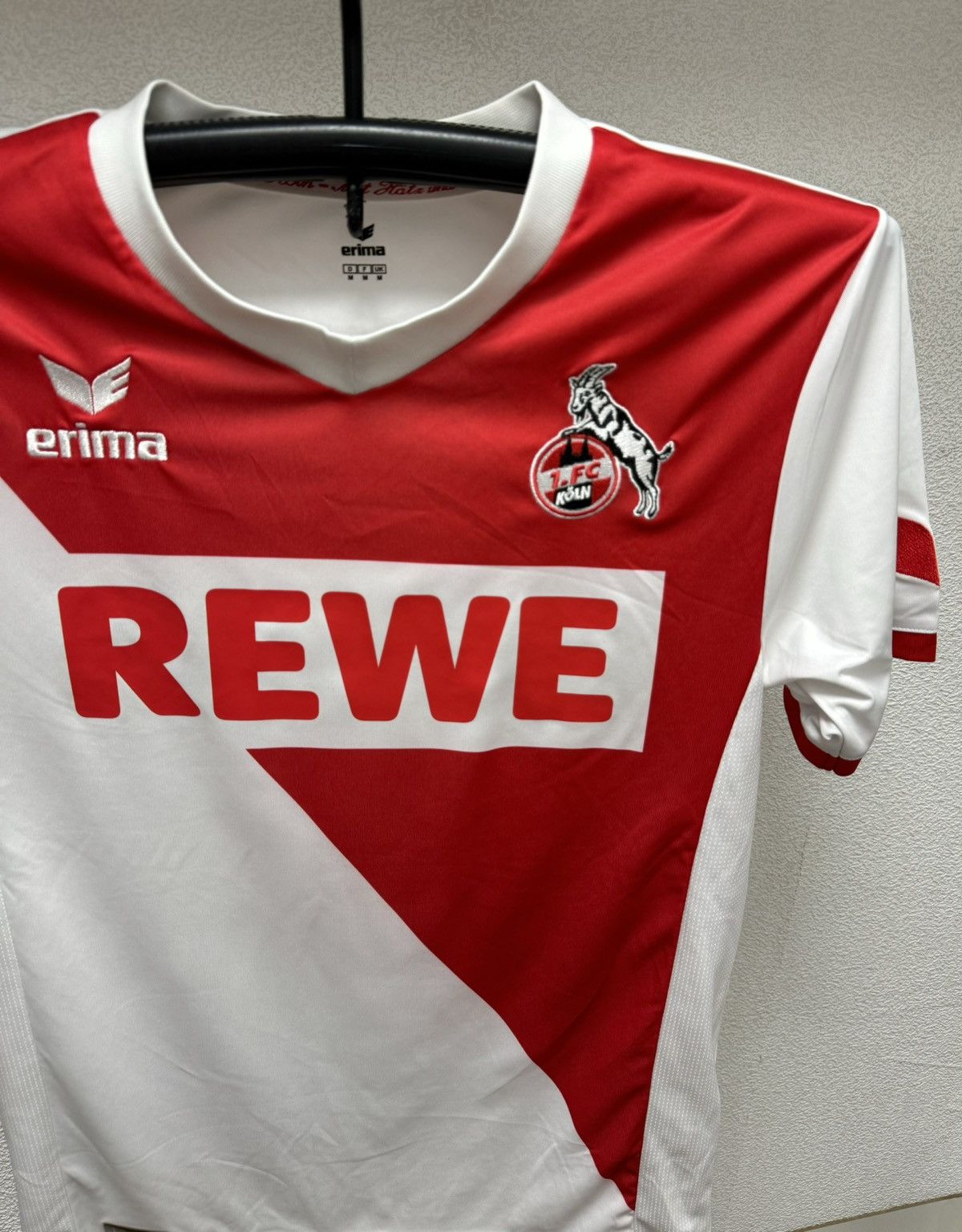 Erima Fc Koln Erima Rewe Bundes Liga soccer jersey M sz patch Size US M / EU 48-50 / 2 - 6 Thumbnail