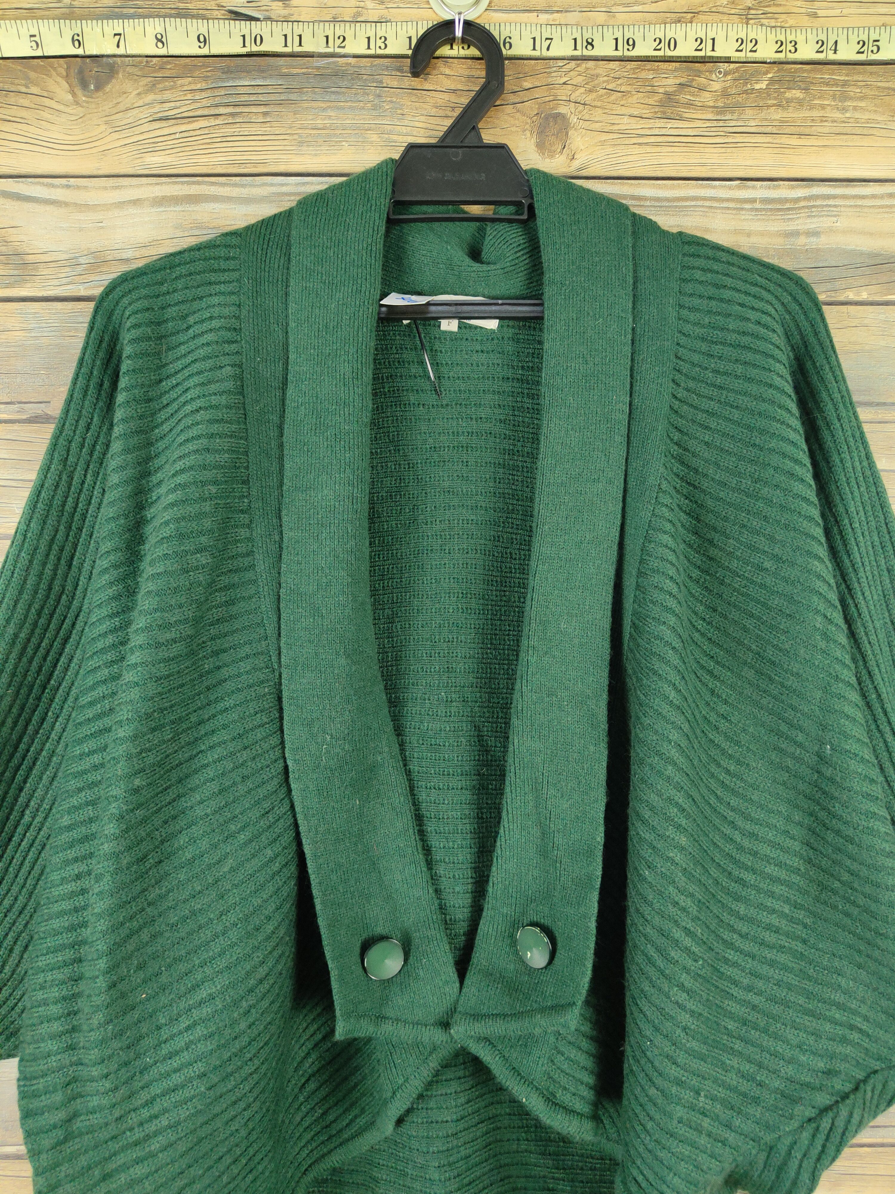 Vintage Gerbee vintage Green Knitwear Cardigan #W2108 Size M / US 6-8 / IT 42-44 - 2 Thumbnail