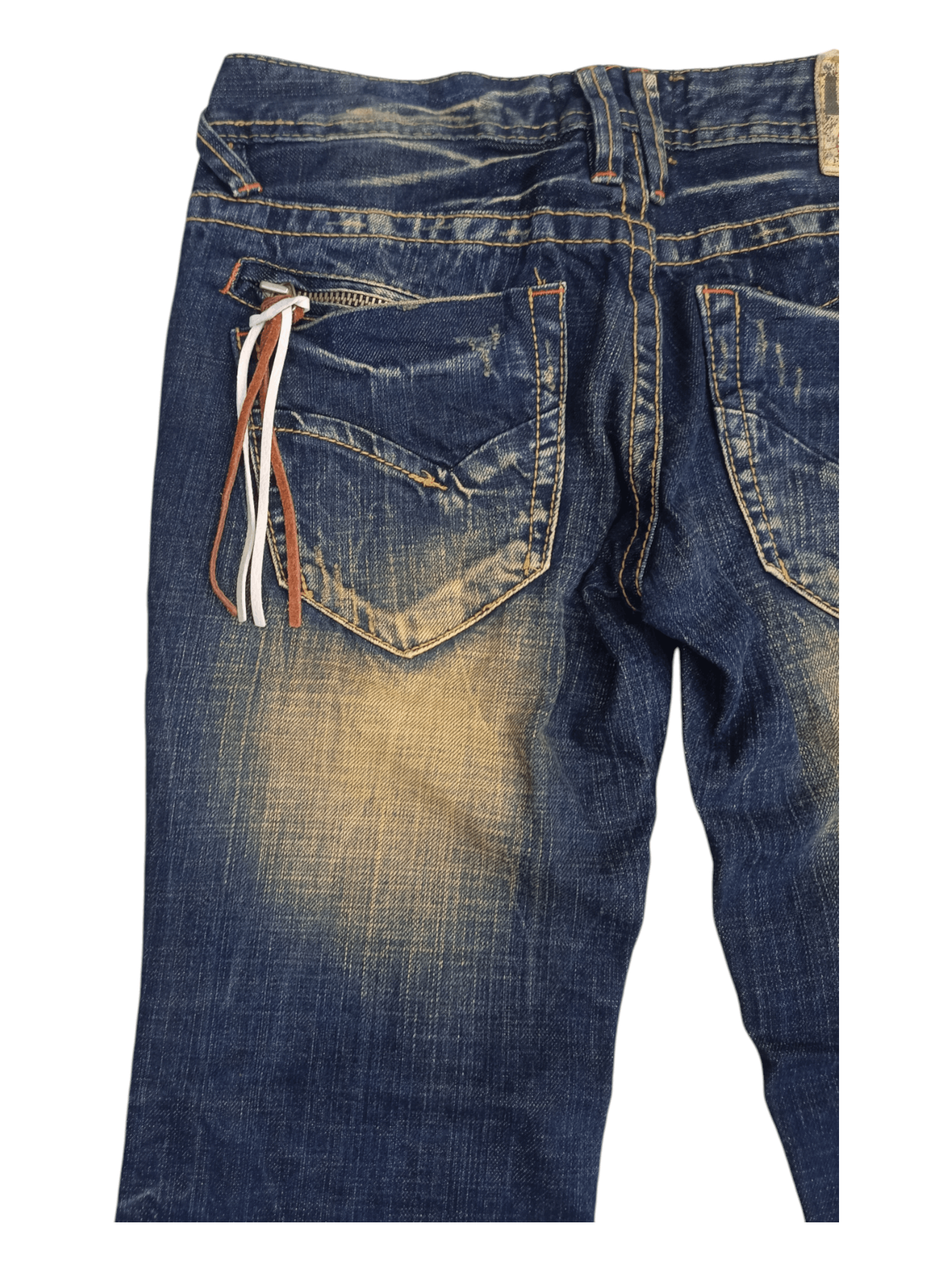 Japanese Brand Lolita Leather Bomdage Mudmax If Six Style Flare Denim Size US 29 - 10 Thumbnail