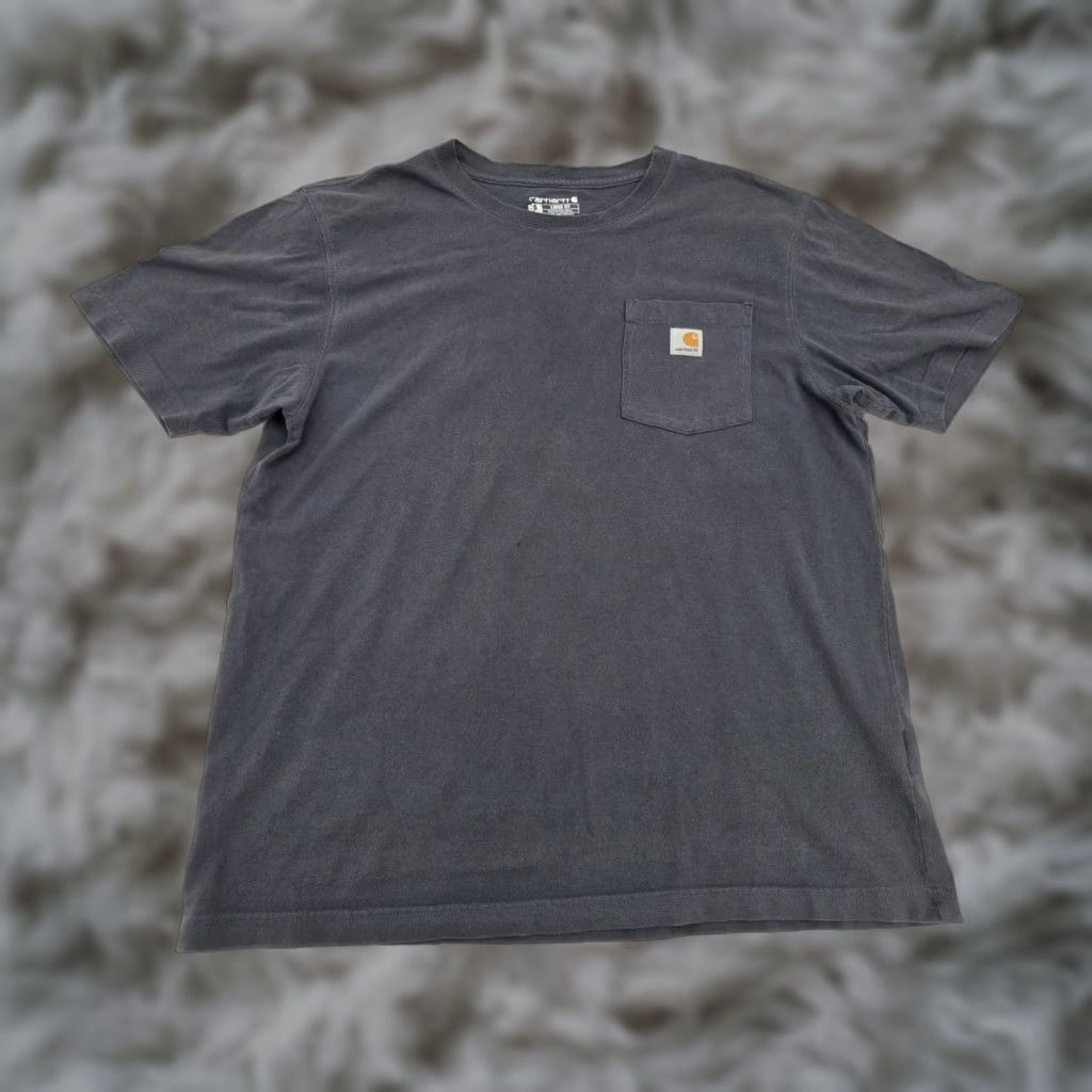 Carhartt Carhartt Henley T Shirt Adult M Gray Pocket Logo Short Sleeve Size US M / EU 48-50 / 2 - 1 Thumbnail