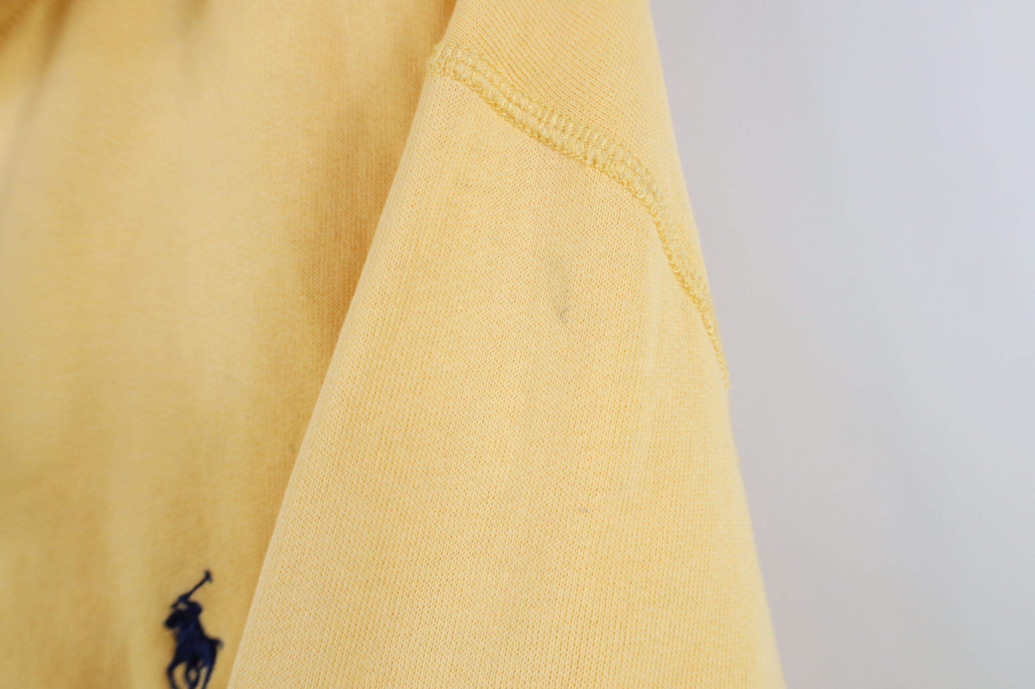 Ralph Lauren Vintage 90s Ralph Lauren Full Zip Hoodie Sweatshirt Yellow Size US XL / EU 56 / 4 - 5 Thumbnail