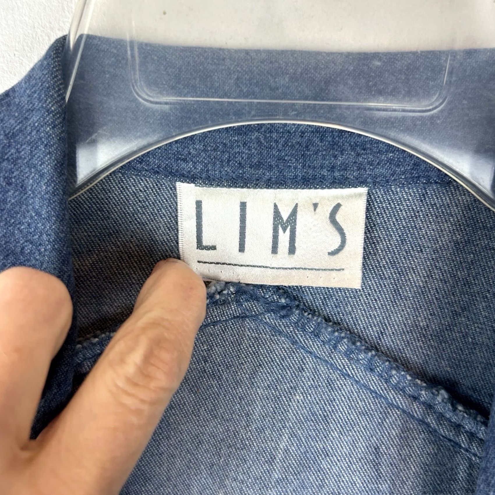 Vintage VINTAGE LIM'S Denim Shirt Button-Up Womens L Embroidered Cats Cottagecore Size L / US 10 / IT 46 - 7 Thumbnail