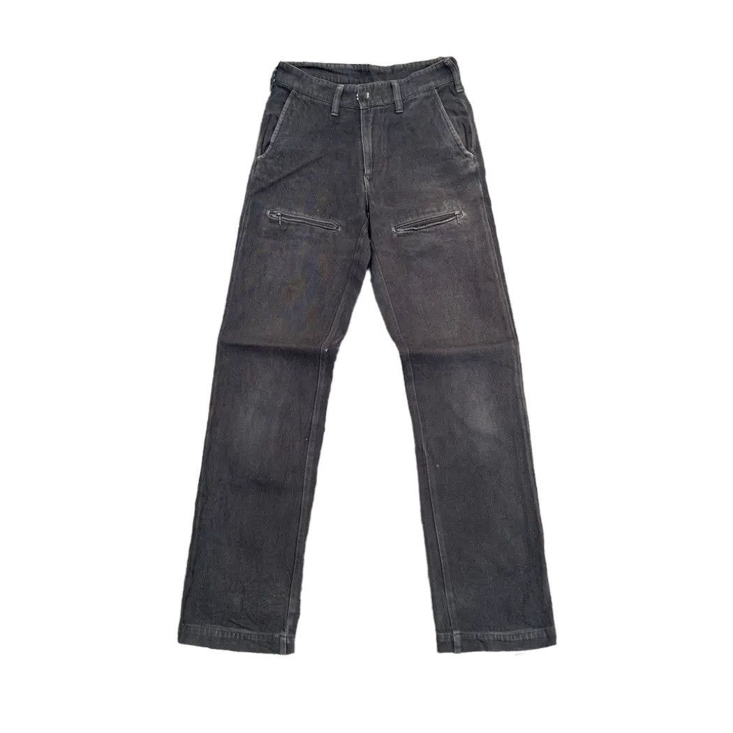 image of Black Collection Hr Market Heavy Duty Utility Faded Cargo Pants Waist 25 in Black, Men's (Size 26)