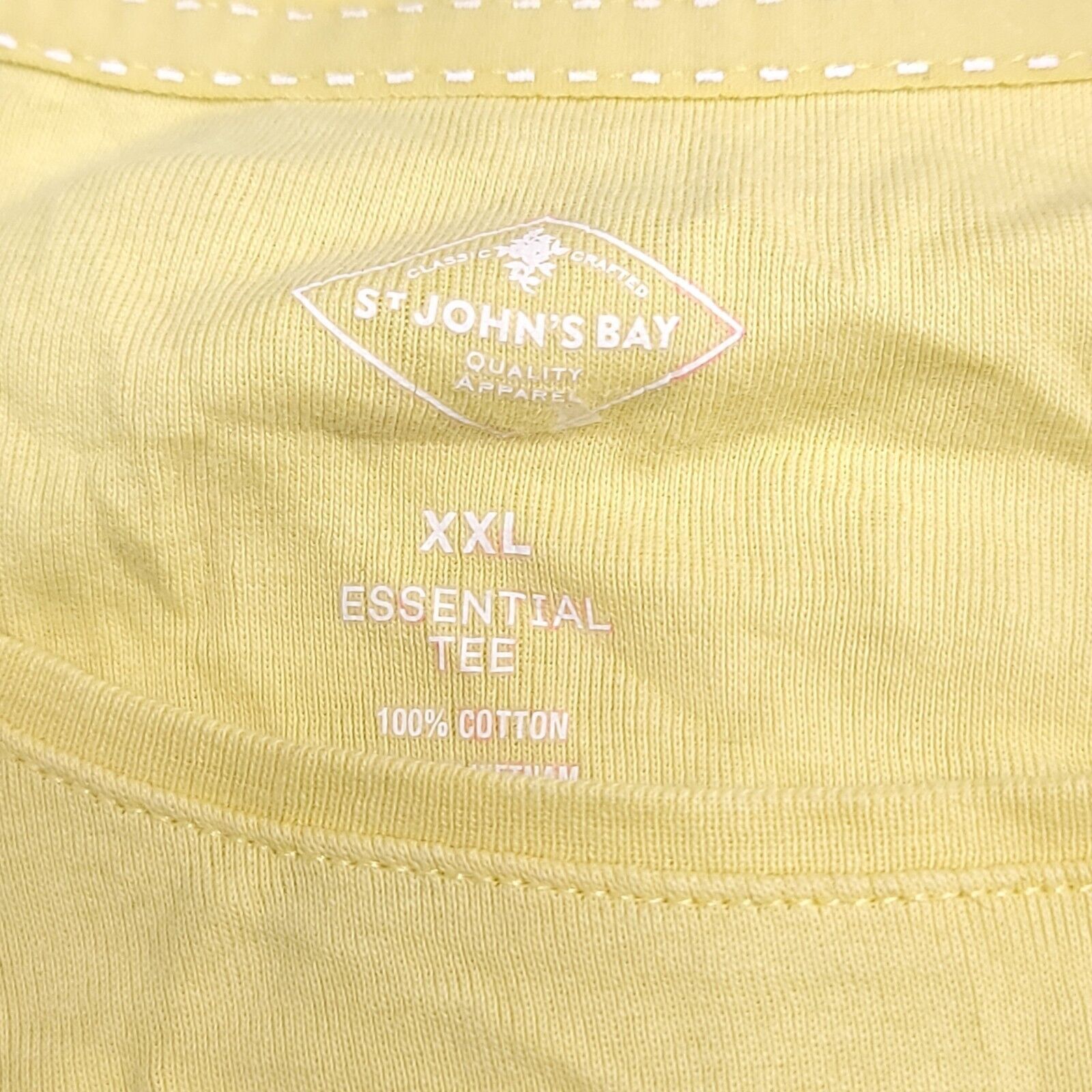 St. Johns Bay St John's Bay Casual Pullover Shirt Womens Size 2XL Yellow Size XXL / US 16-18 / IT 52-54 - 3 Thumbnail