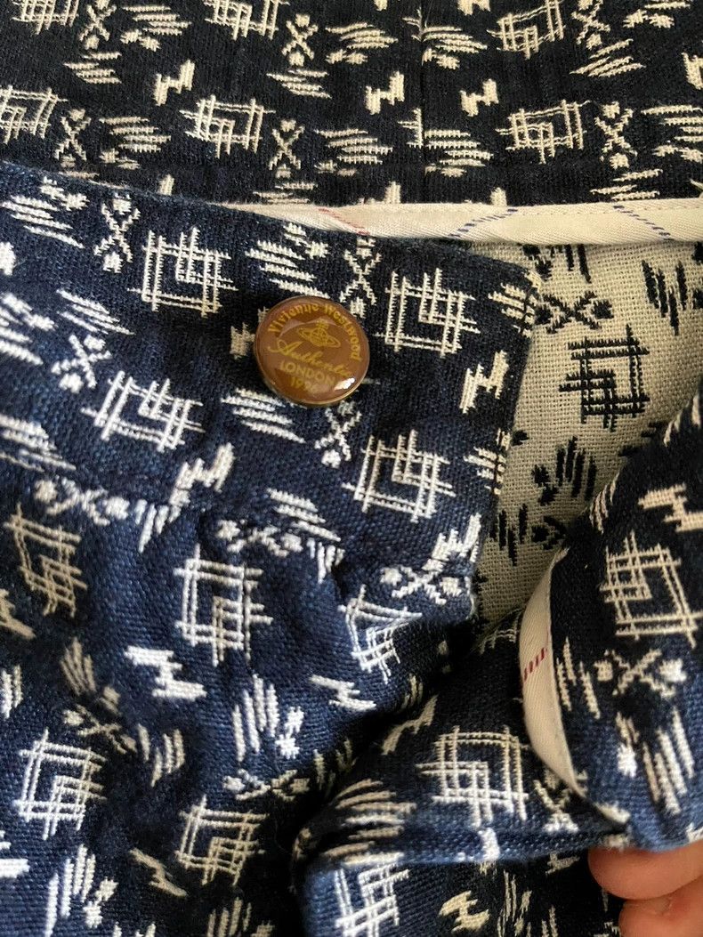 Vivienne Westwood Vivienne Westwood Men's trousers with printed cuffs and dr Size US 34 / EU 50 - 2 Thumbnail