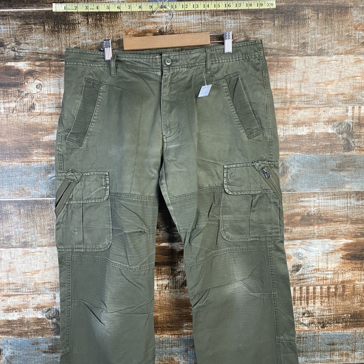 Airwalk DL Airwalk Green Cargo Multipocket Pants #C974 Size US 34 / EU 50 - 2 Thumbnail