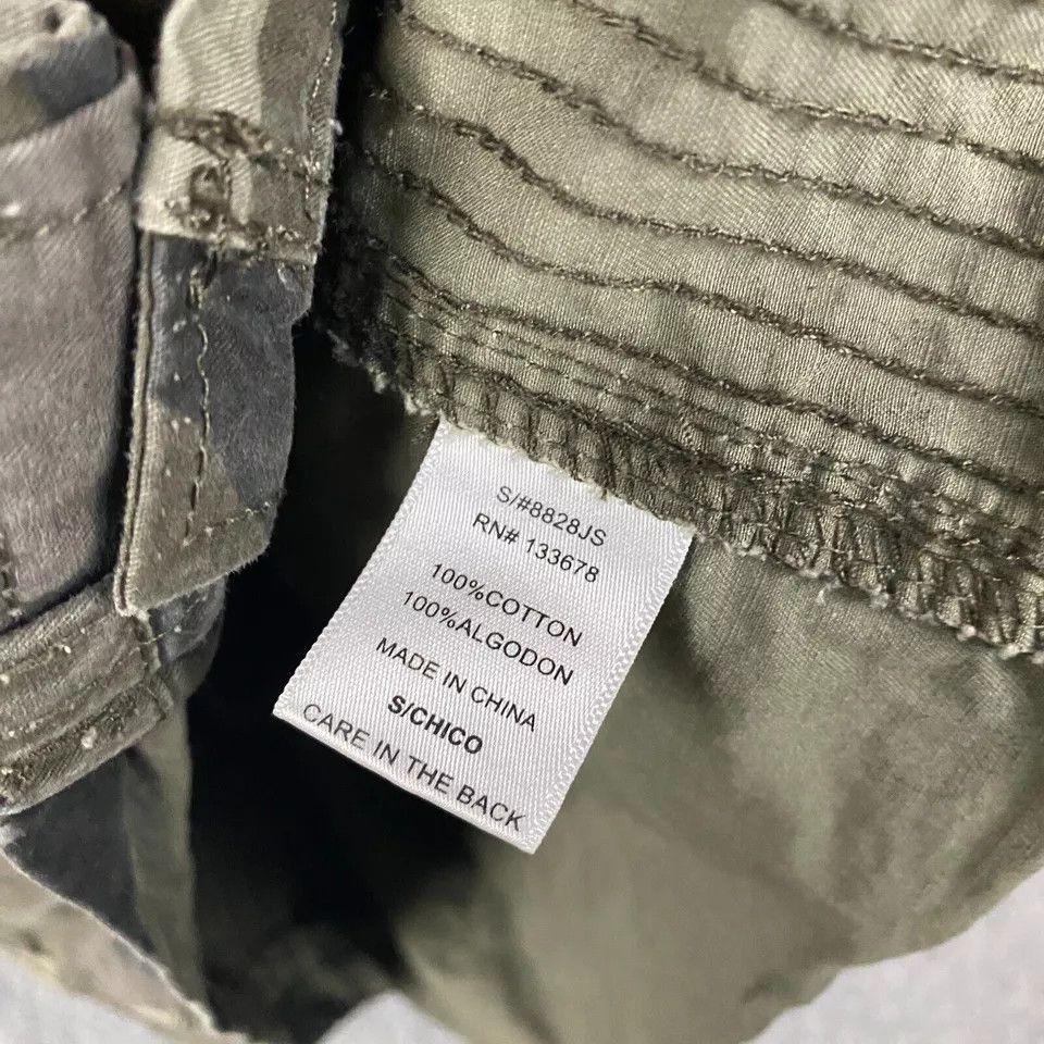 Other Love Tree Military Jacket Women's Small Full Zip Camouflage Size S / US 4 / IT 40 - 4 Thumbnail