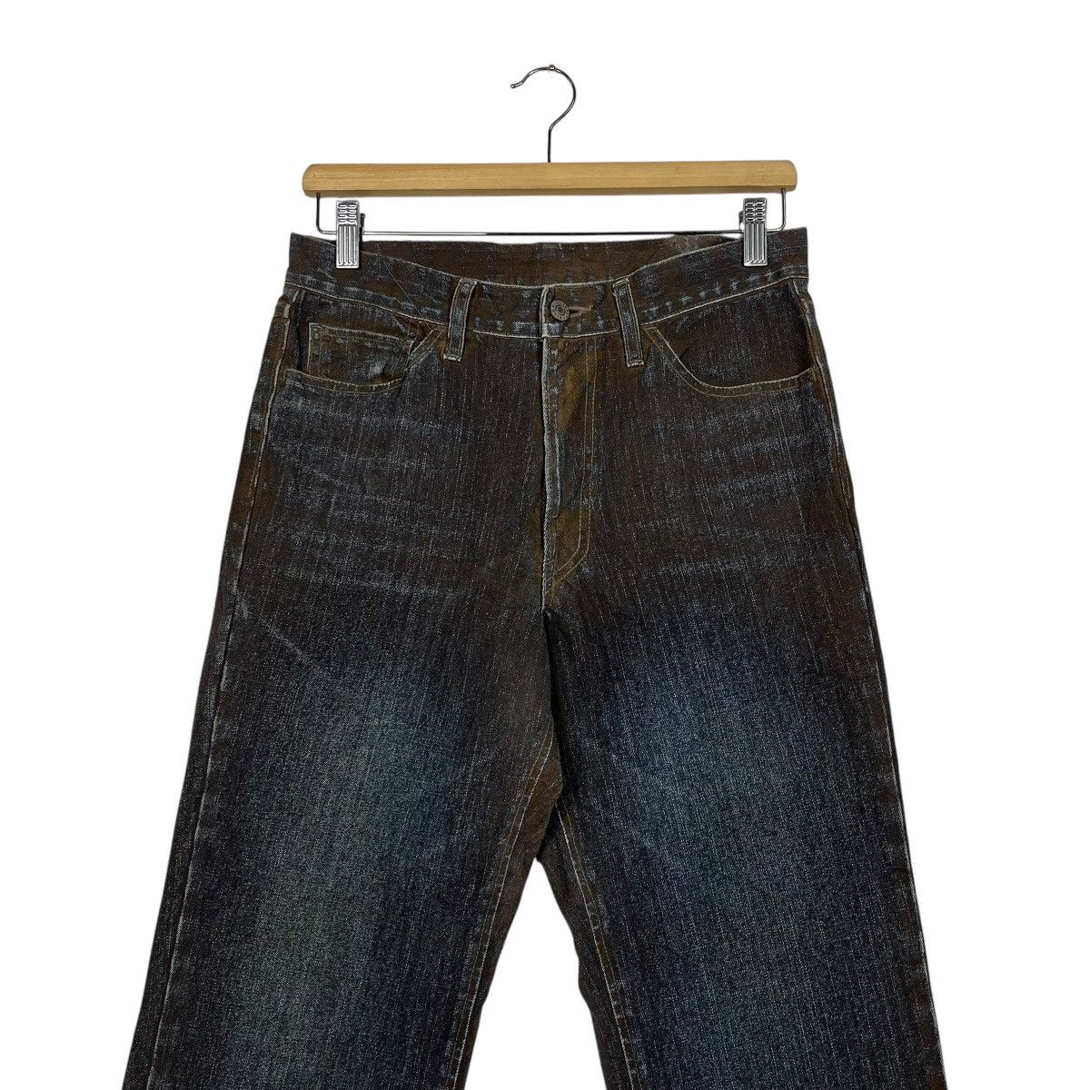 Japanese Brand Vintage Blue Way Company Denim Jeans Size US 29 - 3 Thumbnail
