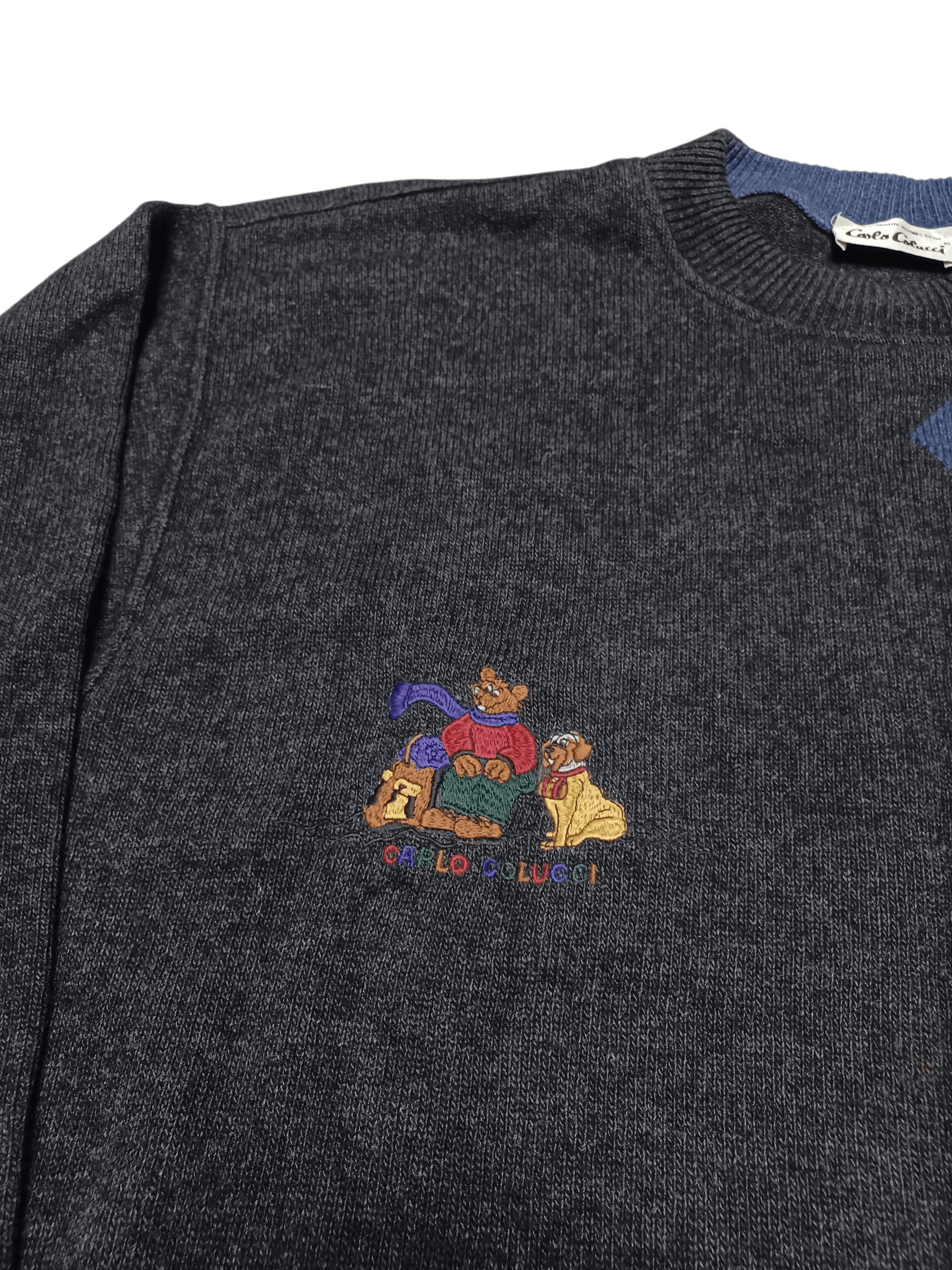 Carlo Colucci CARLO COLUCCI VINTAGE MADE IN GERMANY WOOL SWEATER Size US XXL / EU 58 / 5 - 2 Thumbnail
