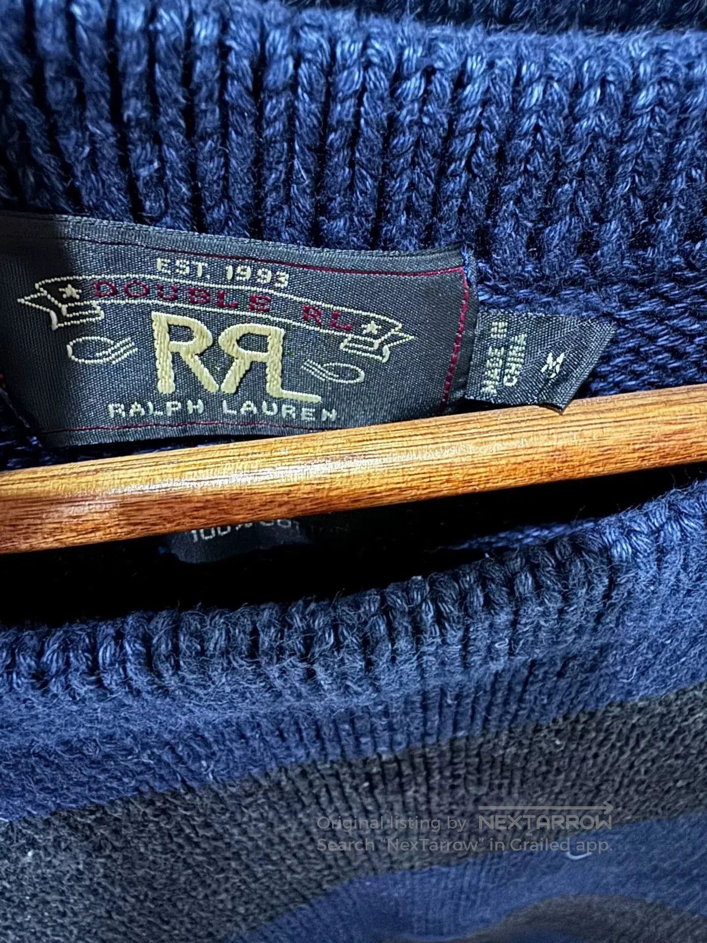 RRL Ralph Lauren RRL Cotton Knitted Pullover Sweater. Size US M / EU 48-50 / 2 - 2 Thumbnail