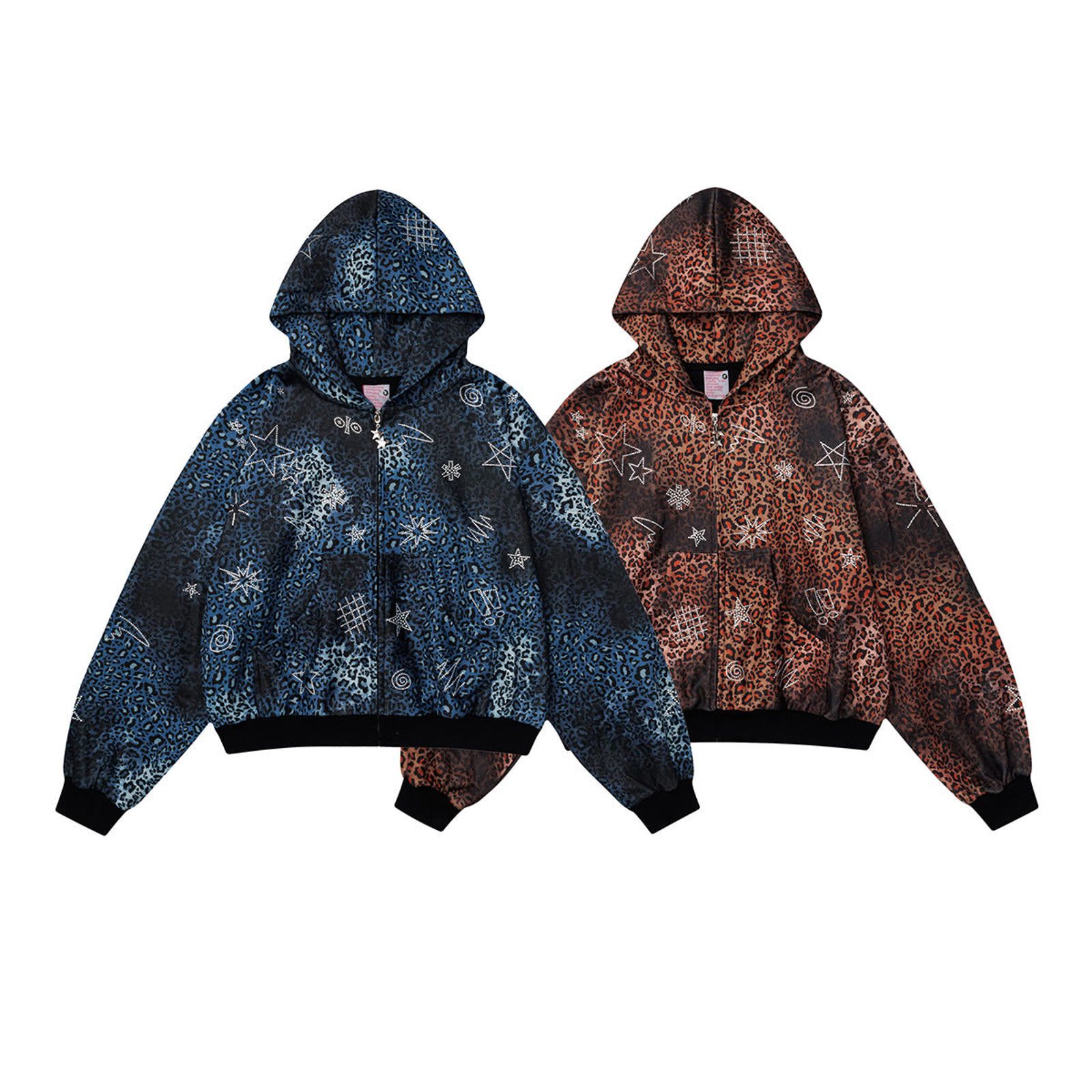 Japanese Brand Celestial Rhinestone Zip Hoodie Size US M / EU 48-50 / 2 - 5 Thumbnail