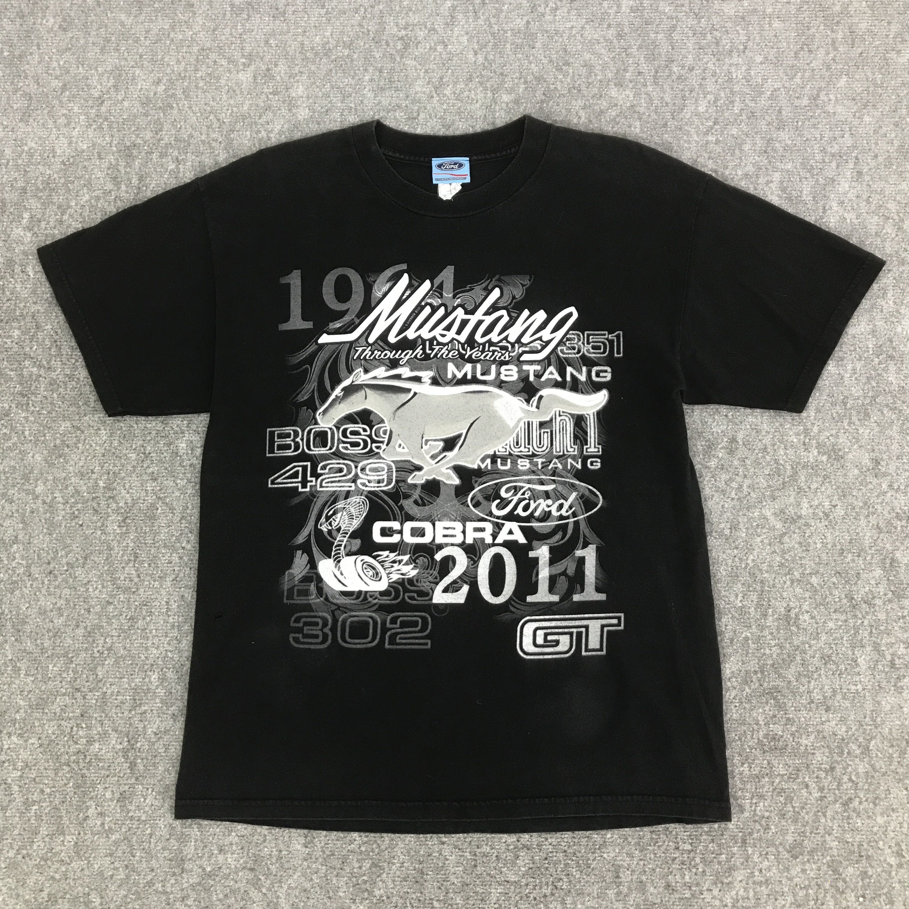 Ford FORD MUSTANG BLACK T-SHIRT K93B52 Size US L / EU 52-54 / 3 - 1 Thumbnail